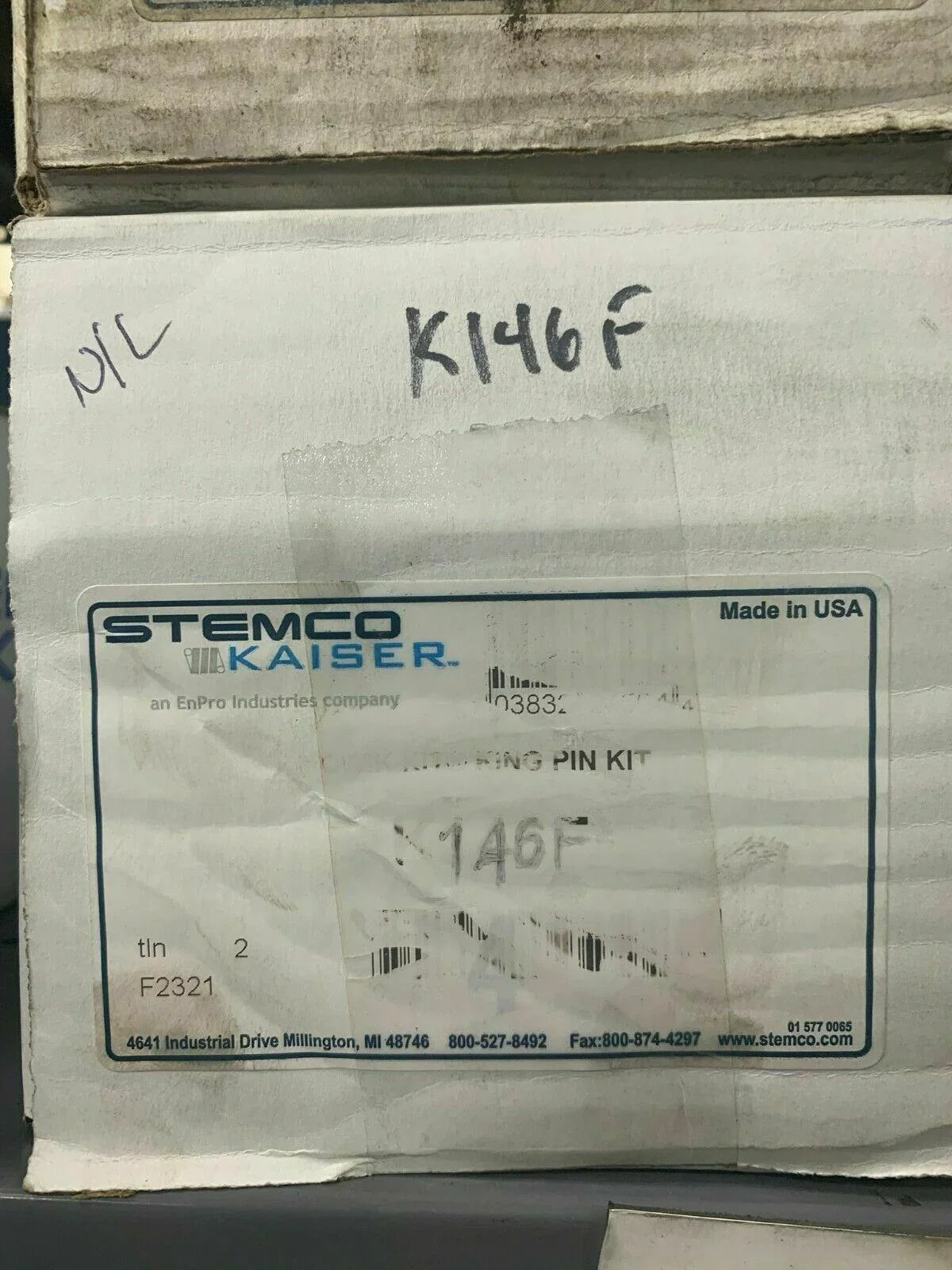 K146F Stemco Kaiser Steering No Ream Qwik Quick Kit Kingpin King Pin Set Ford