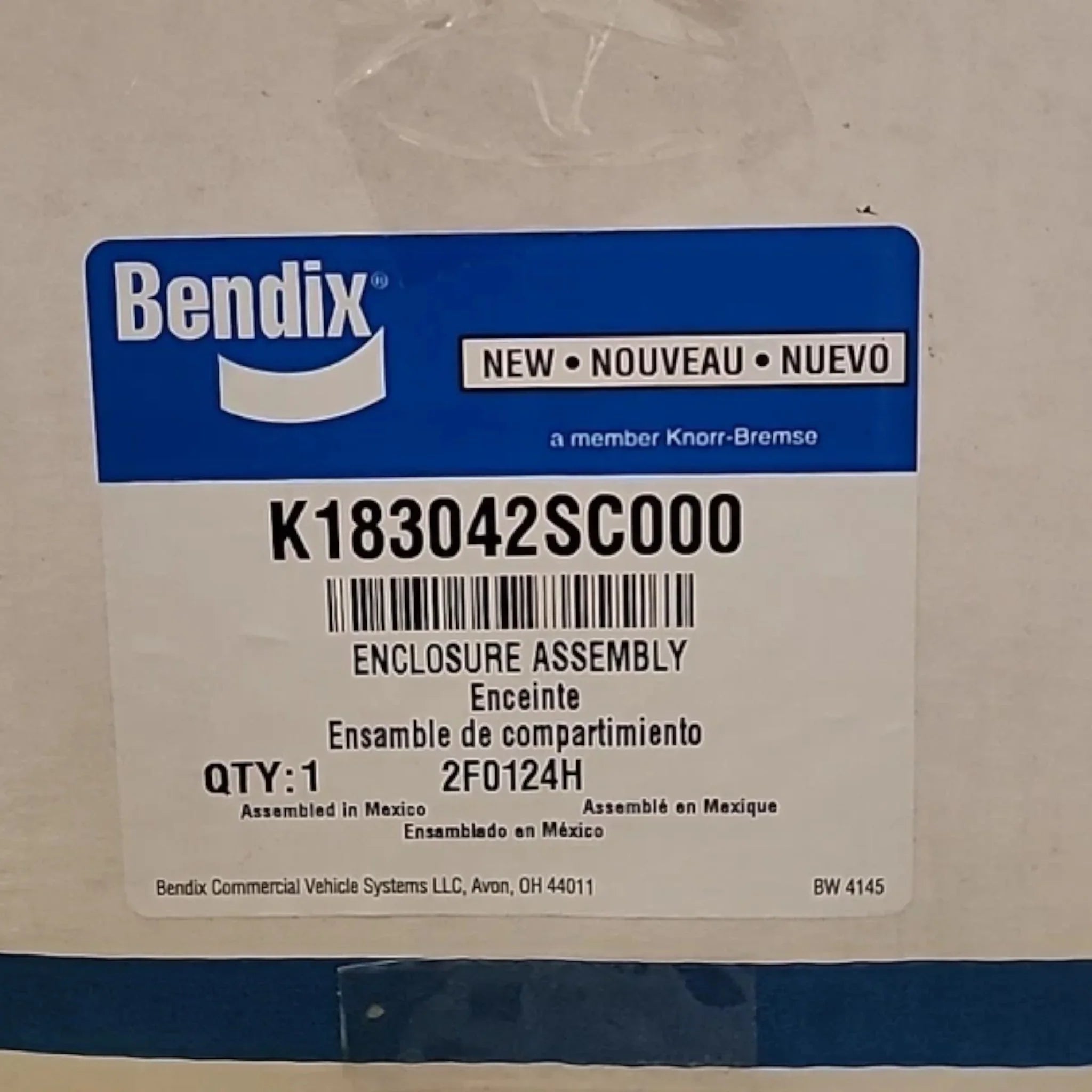 BWK183042SC001 Genuine Bendix Enclosure Assembly