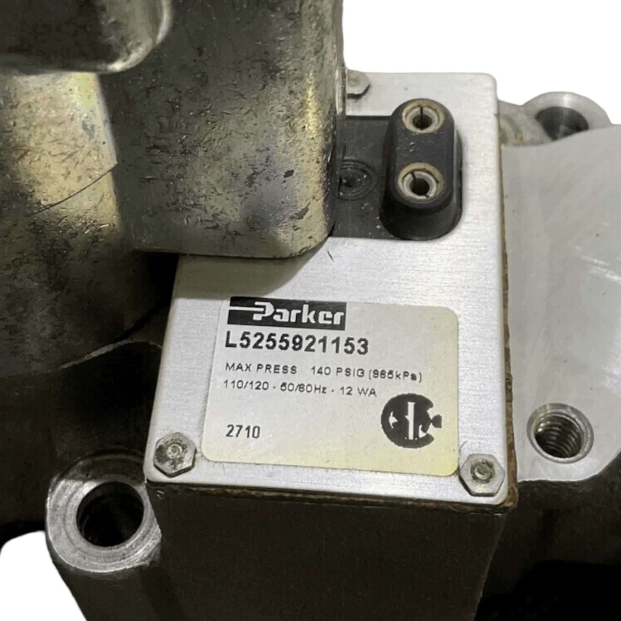 L5255921153 Genuine Parker Pneumatic Solenoid Valve 140 PSI 120 V