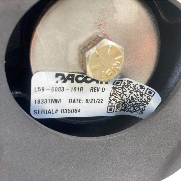 L596003101R Genuine Paccar Mirror-Hood Aero Non-Heat Blk Rh