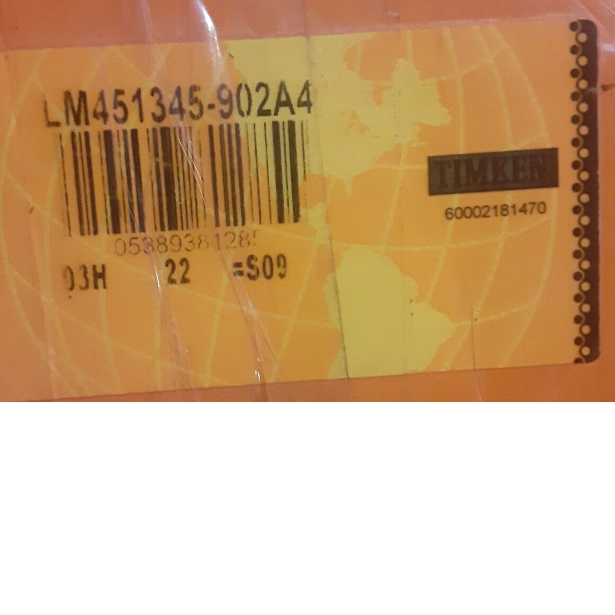 LM451345-902A4 Genuine Timken Tapered Roller Bearing Assembly