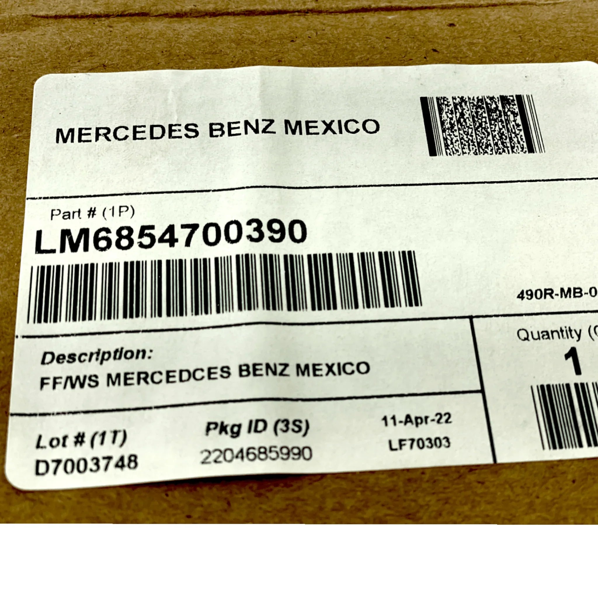 LM6854700390 Genuine Parker Fuel Filter Water Separator R90P