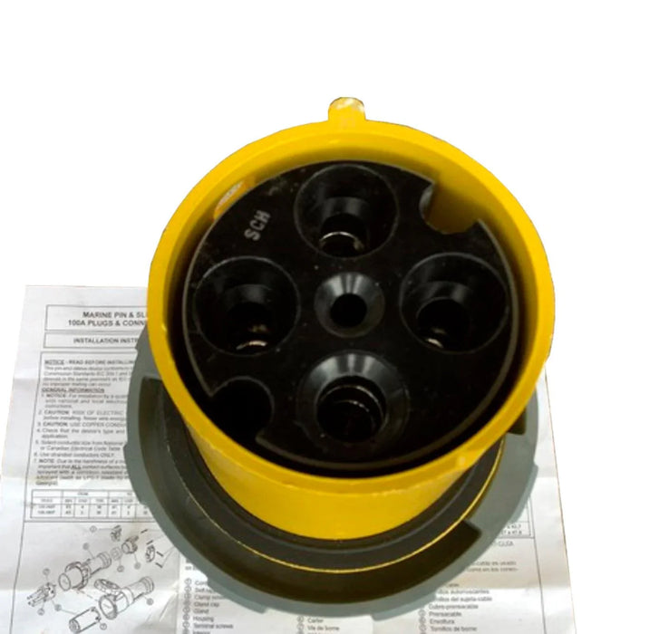 M4100C12R Genuine Hubbell Female Plug Electrical Connector