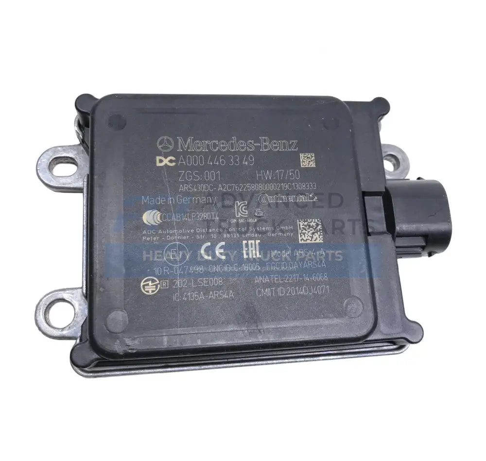 0004463349 Mercedes-Benz Front End Radar 2 HighP-6 Ped Freightliner
