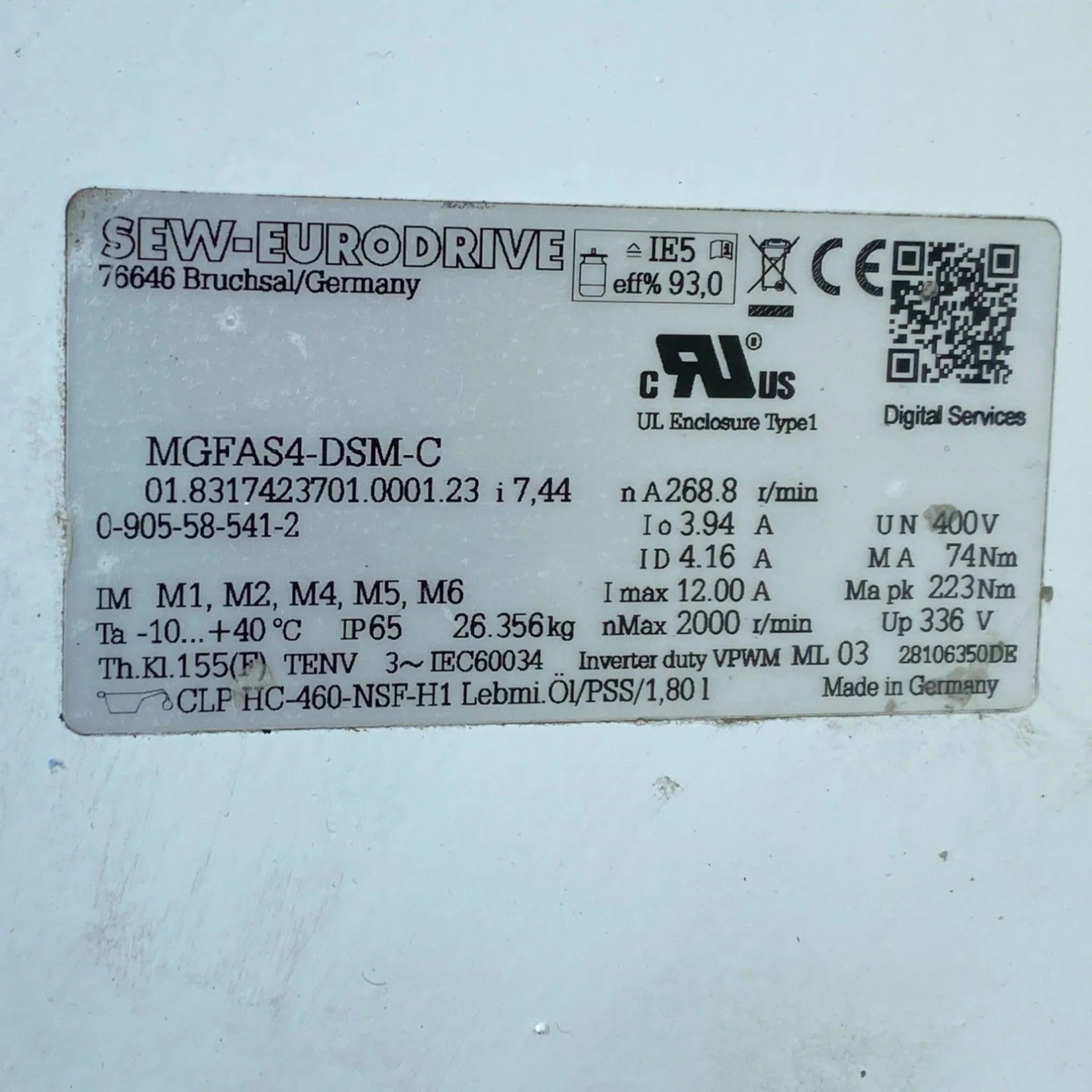 MGFAS4-DSM-C Sew Eurodrive Movigear