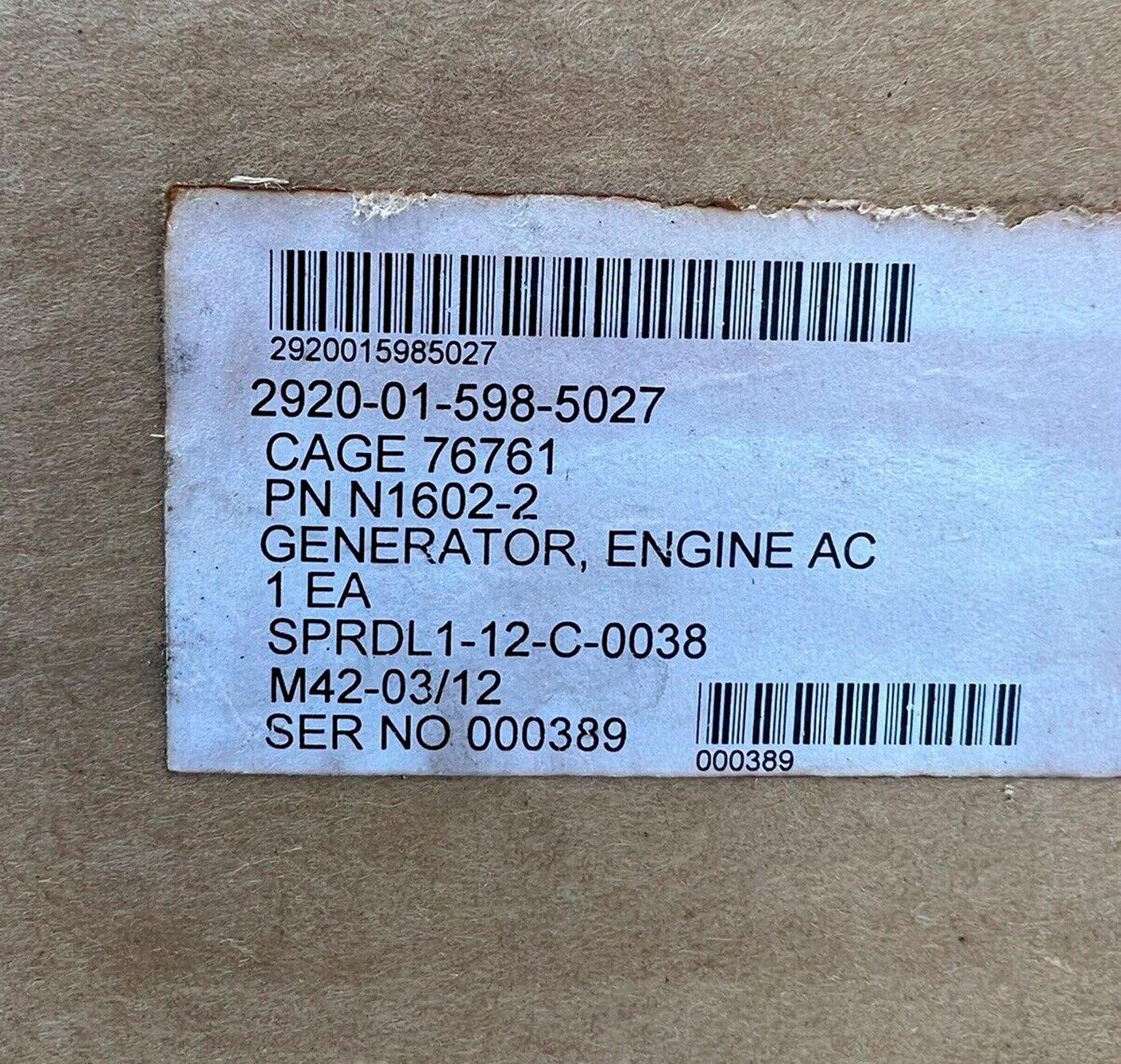 N1602-2 Genuine Niehoff Engine Ac Generator 28V 400A