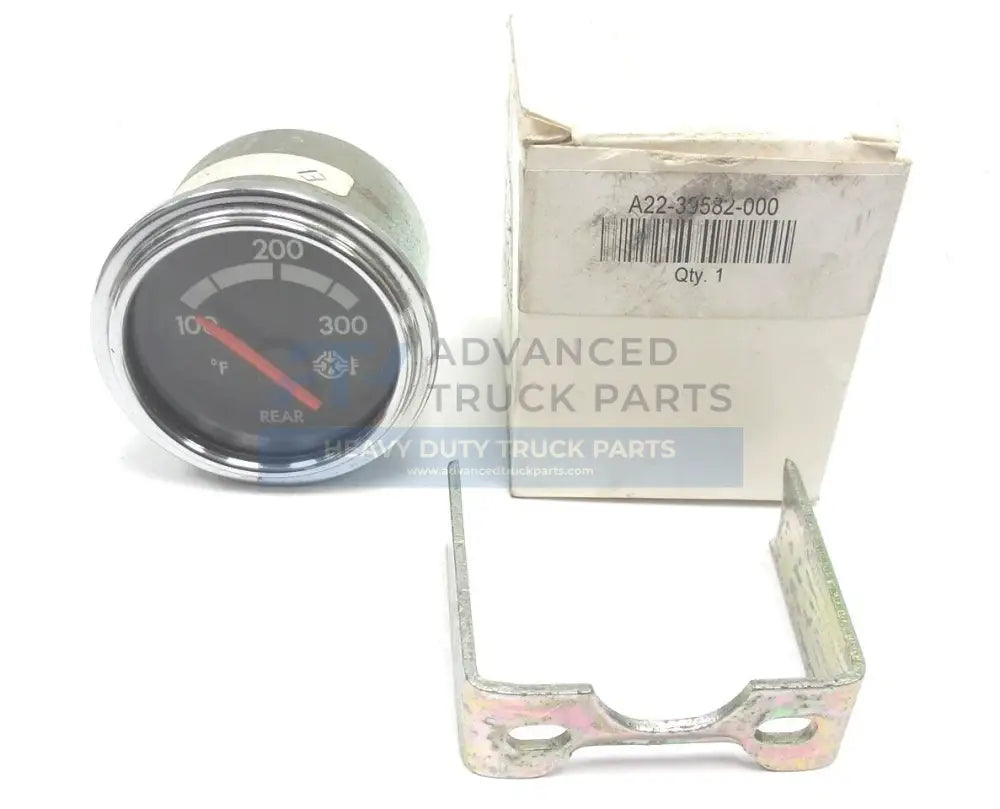 New for Freightliner Chrome Rear Axle Oil Temperature Gauge 2.57’’