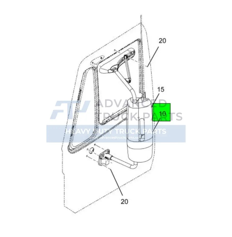 3757664C91 Oem International Mirror Rear View Lh