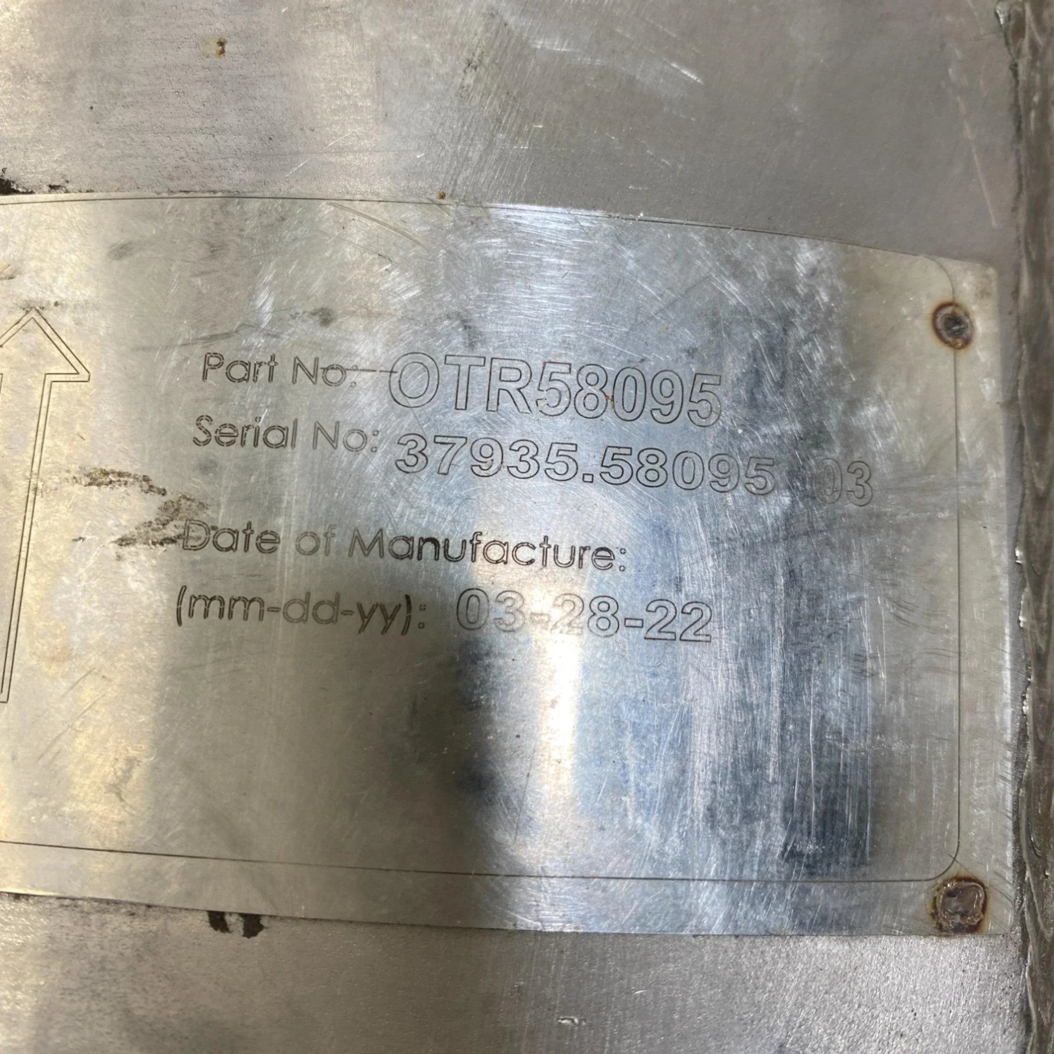 OTR58095 OTR Inlet Catalyst Module For Cummins