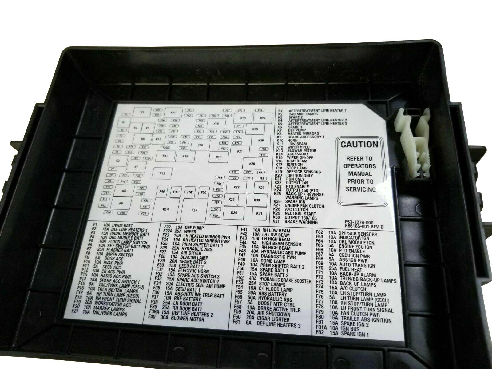 P27-1227-040 Genuine Paccar Fuse Box Assy Cab