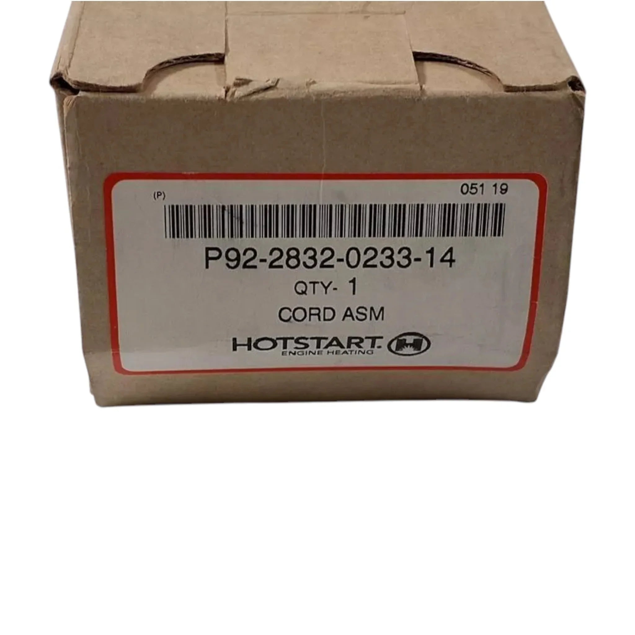 P92-2832-0233-14 Genuine Paccar Engine Block Heater Wiring Harness