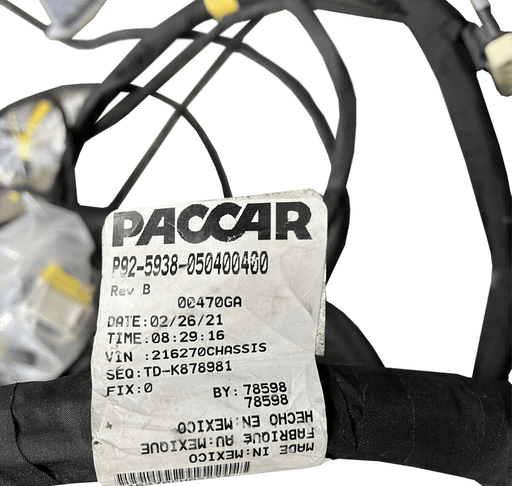 P92-5938-050400400 Genuine Paccar Wiring Harness - ADVANCED TRUCK PARTS