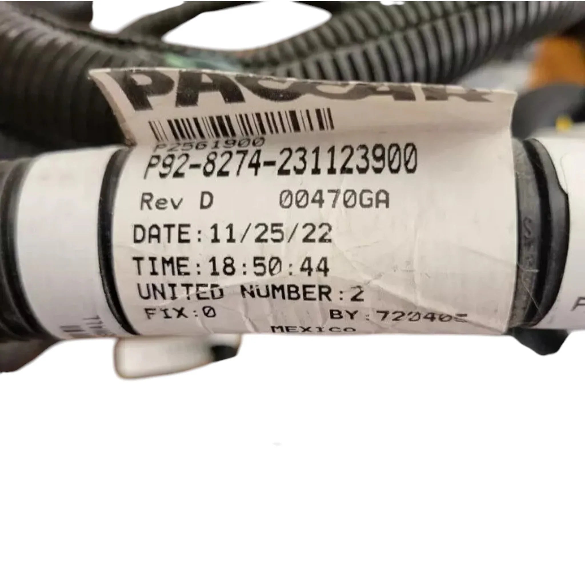 P92-8274-231123900 Genuine Paccar ABC Chassis Harness