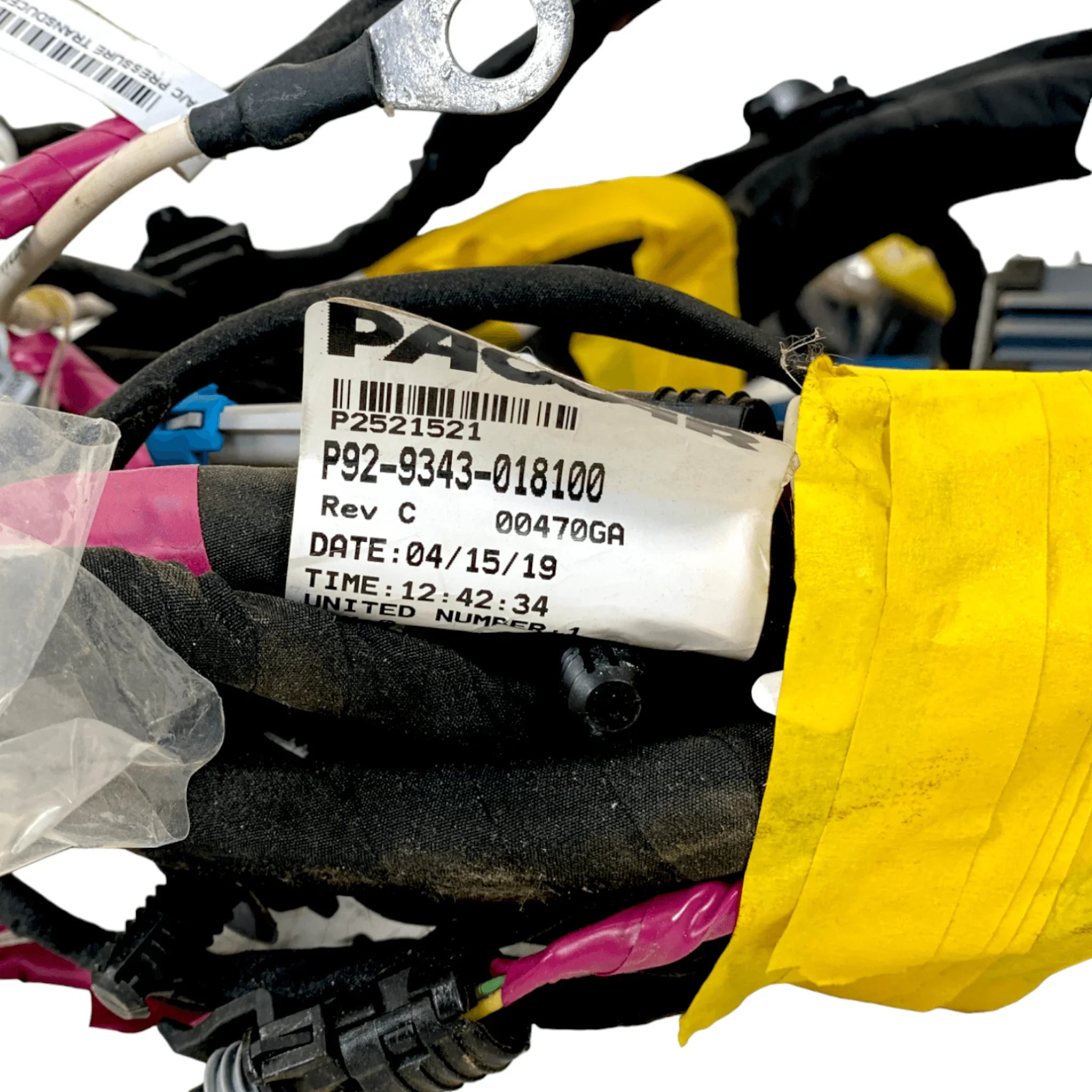 P92-9343-018100 Genuine Paccar Engine Harness For 2013 Isx15