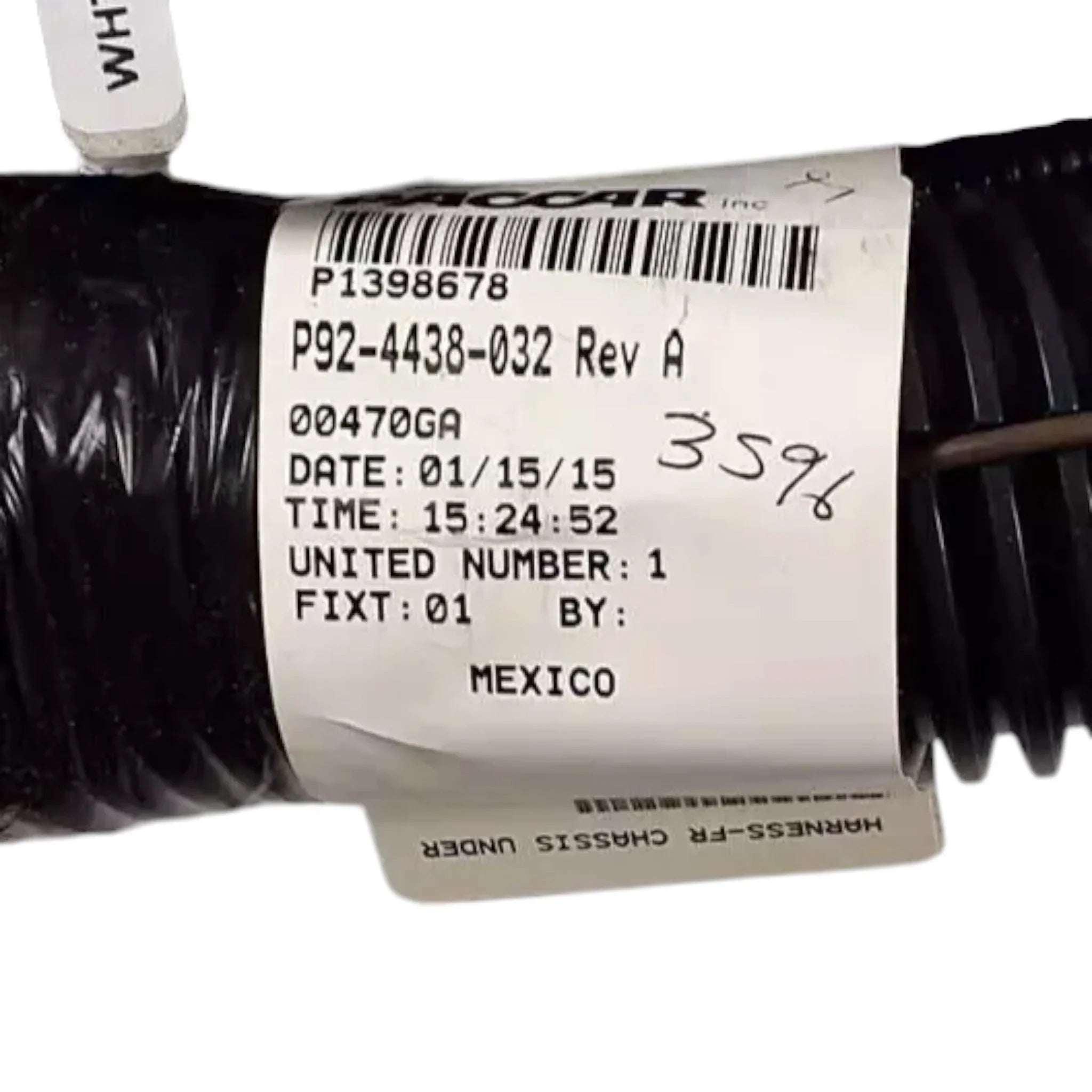 P924438032 Genuine Paccar Wiring Harness