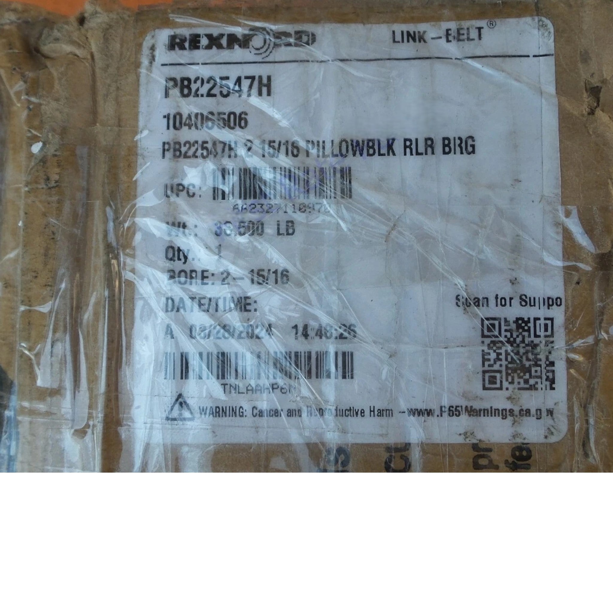 PB22547H Genuine Link-Belt Pillow Block Roller Bearing