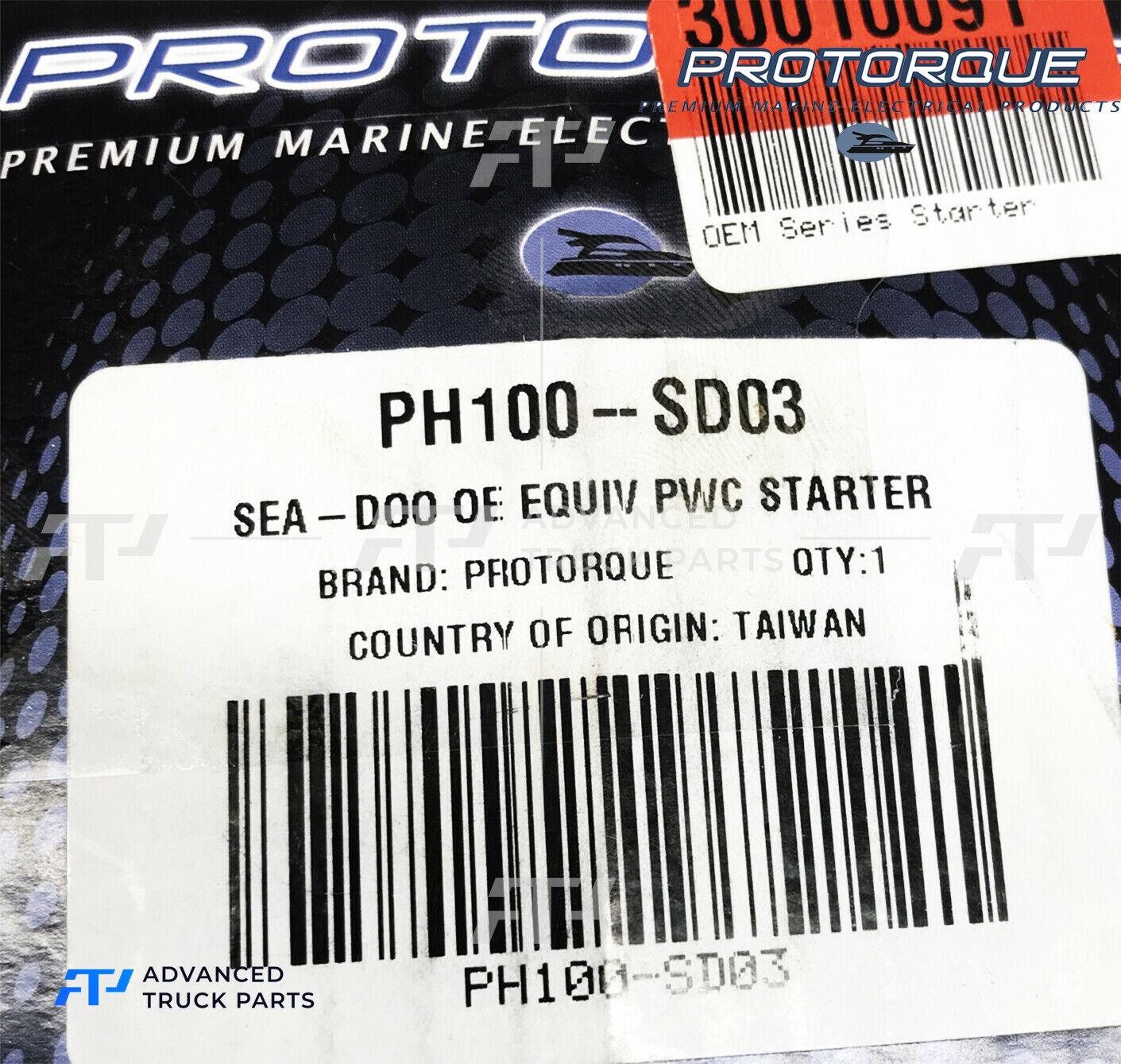 Ph100-Sd03 Protorque Starter Pwc Seadoo 787 800 Gtx Rfi Sp 8 Tooth - ADVANCED TRUCK PARTS