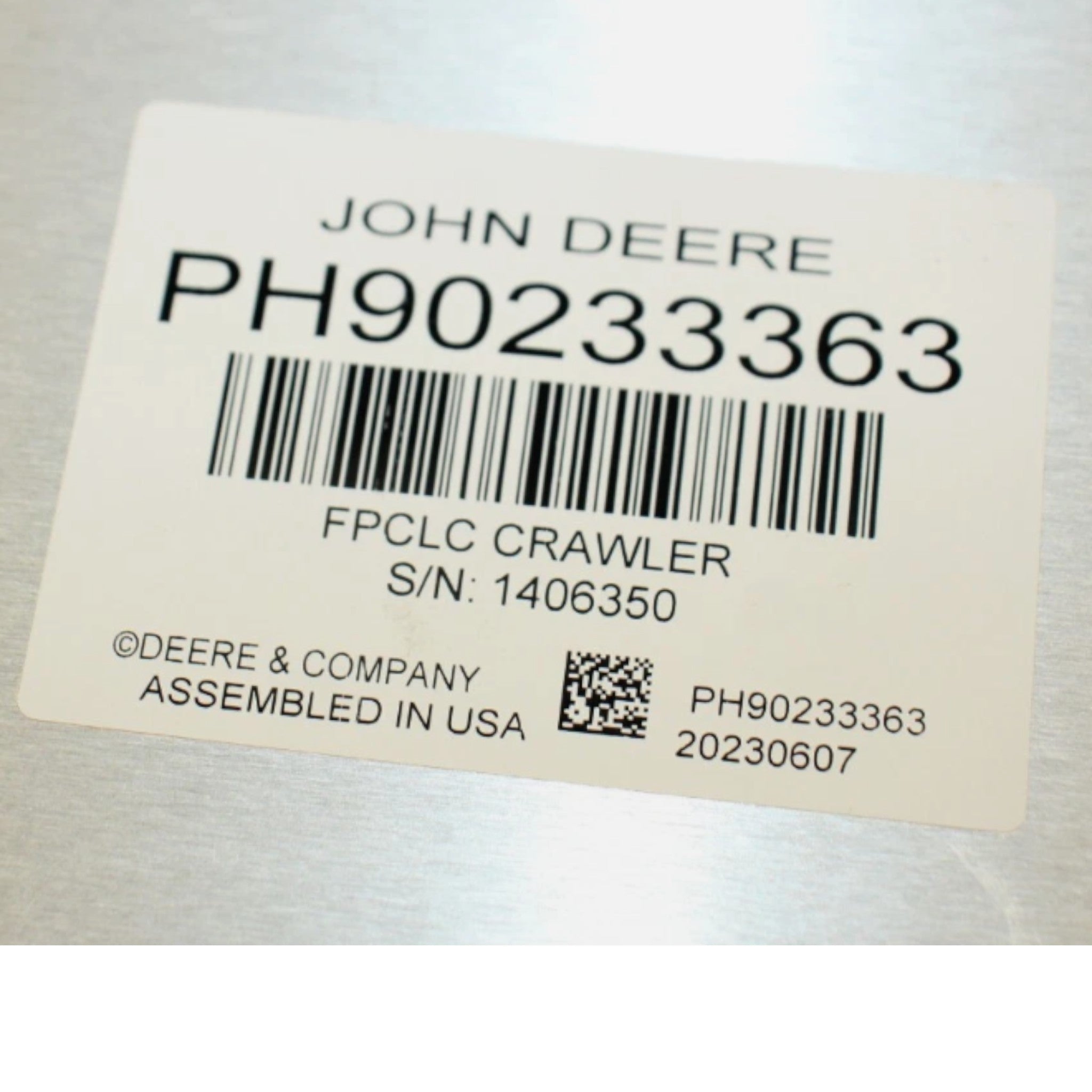 PH90233363 John Deere Vehicle Controller