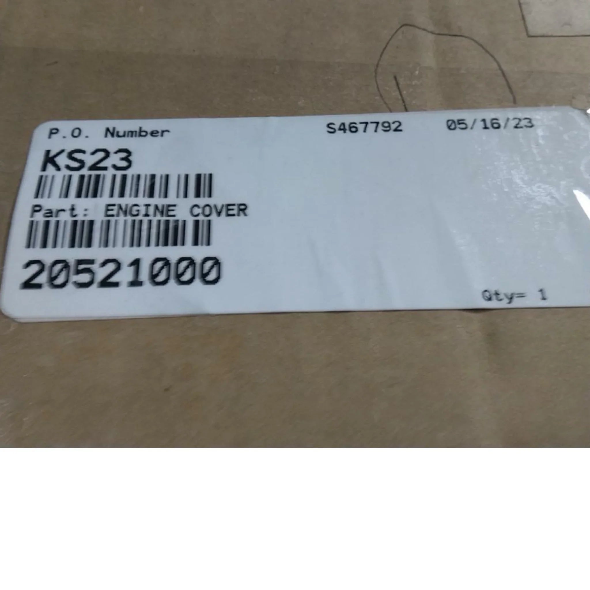 20521000 Genuine Volvo Engine Cover - Truck To Trailer