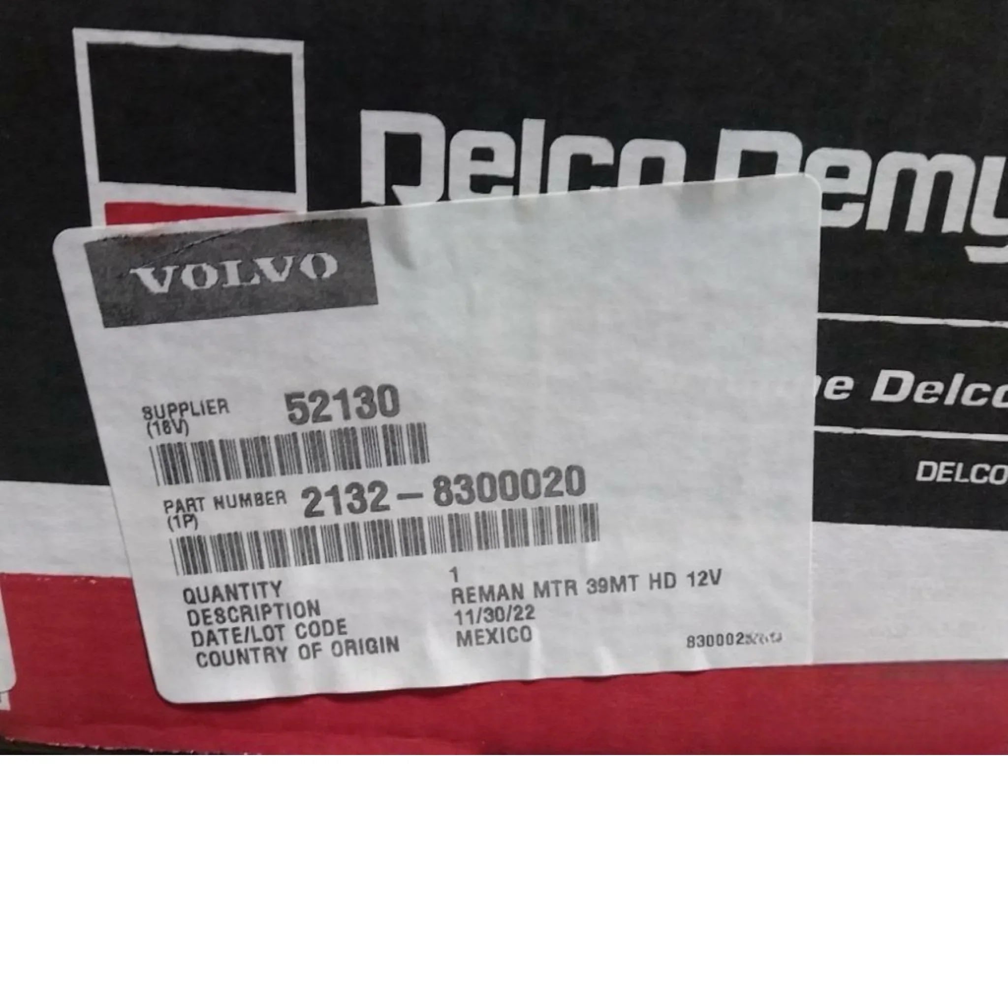 2132-8300020 Genuine Mack Starter - Truck To Trailer