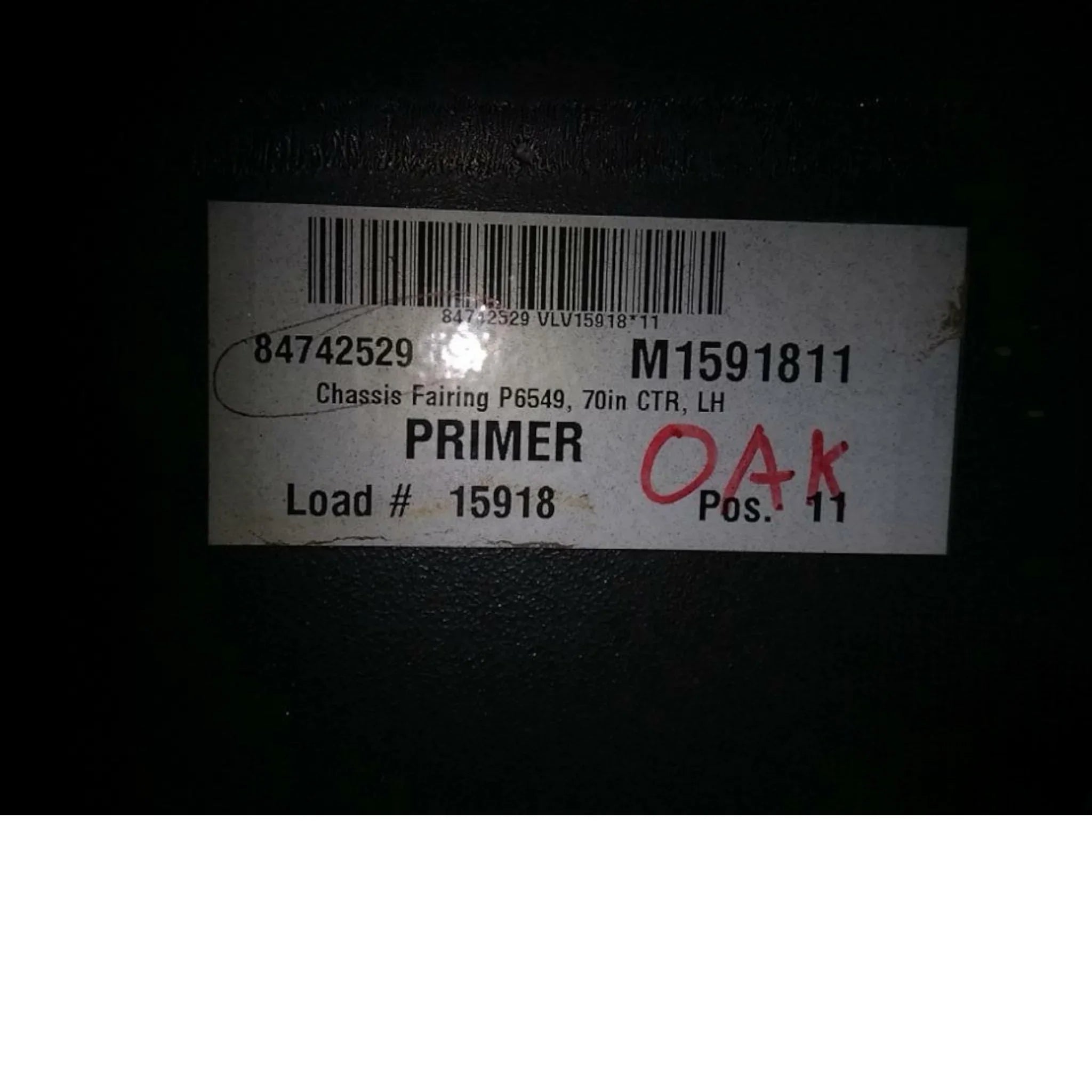 84742529 Genuine Mack Chassis Fairing - Truck To Trailer
