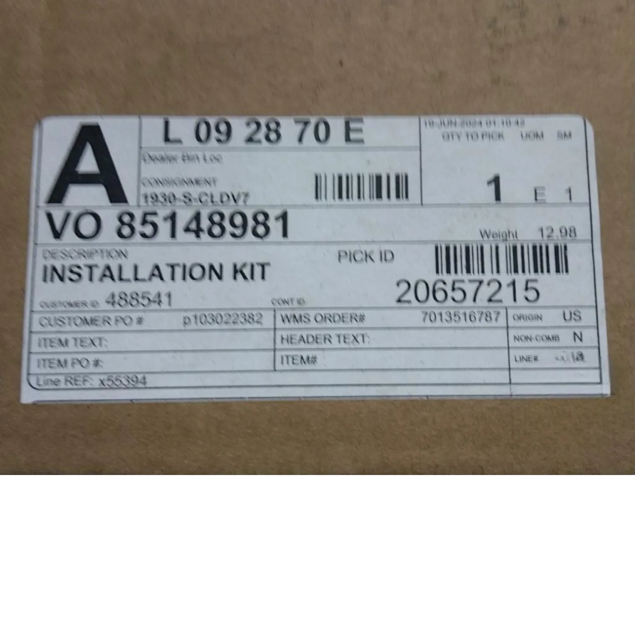 85148981 Genuine Mack Installation Kit - Truck To Trailer