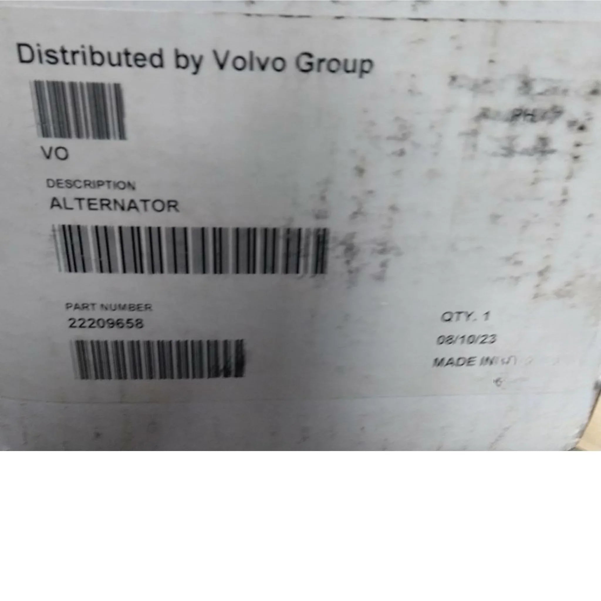 22209658 Genuine Mack Alternator - Truck To Trailer