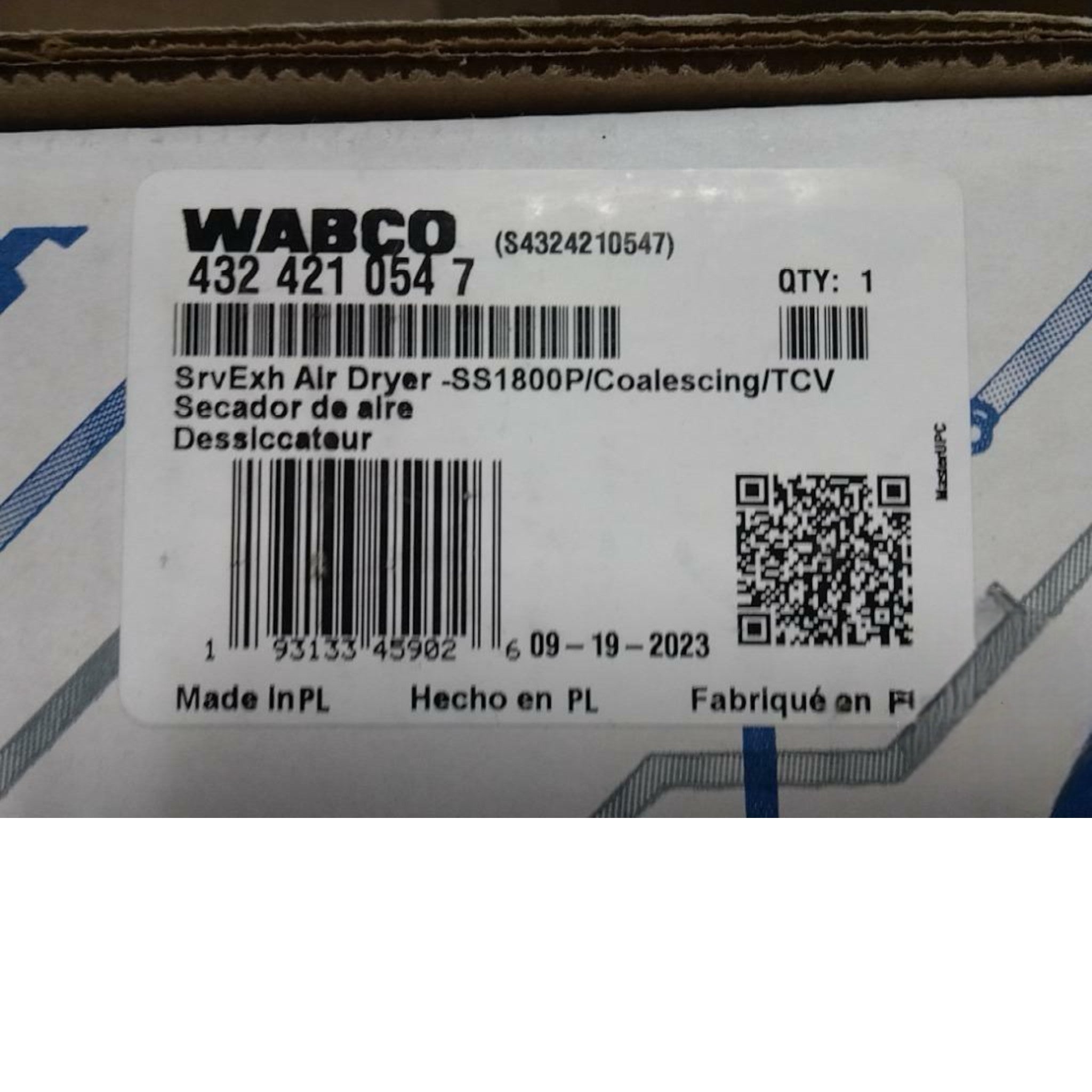 85143199 Genuine Mack Air Dryer