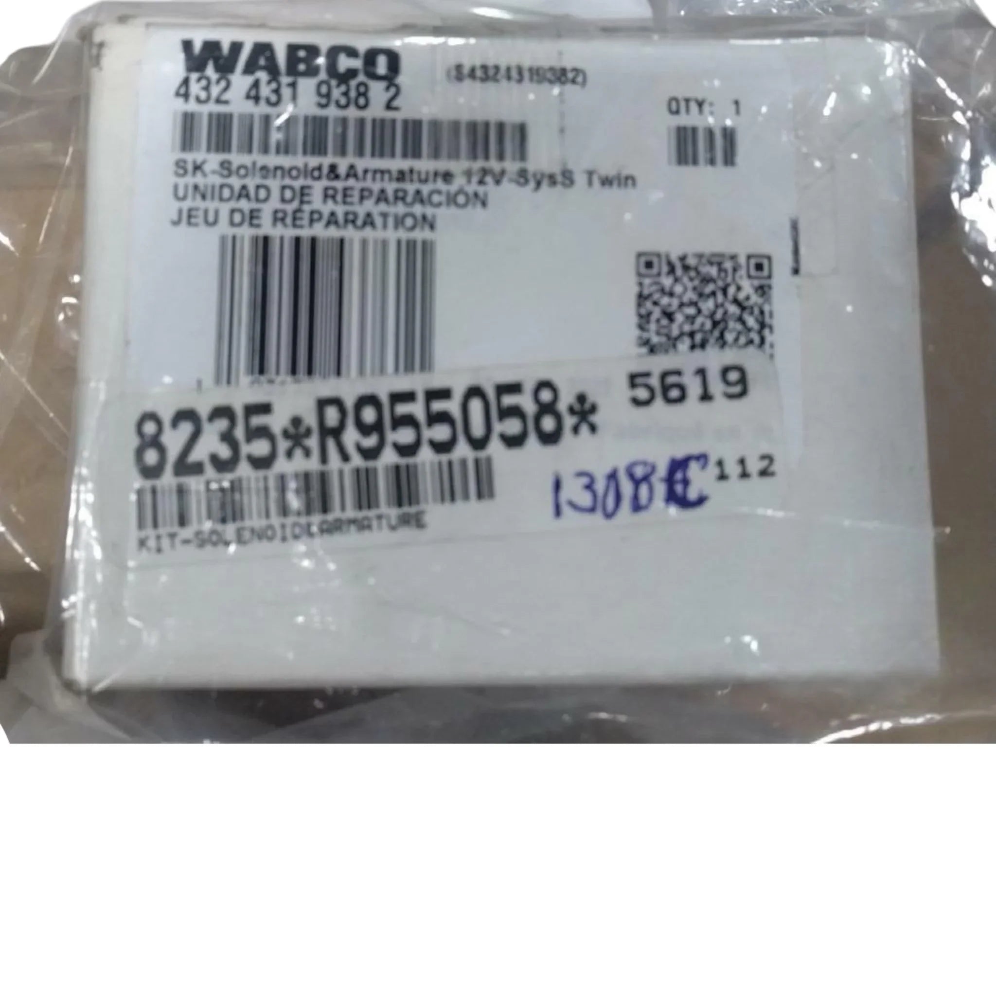 8235-R955058 Genuine Mack Kit-Solenoid - Truck To Trailer