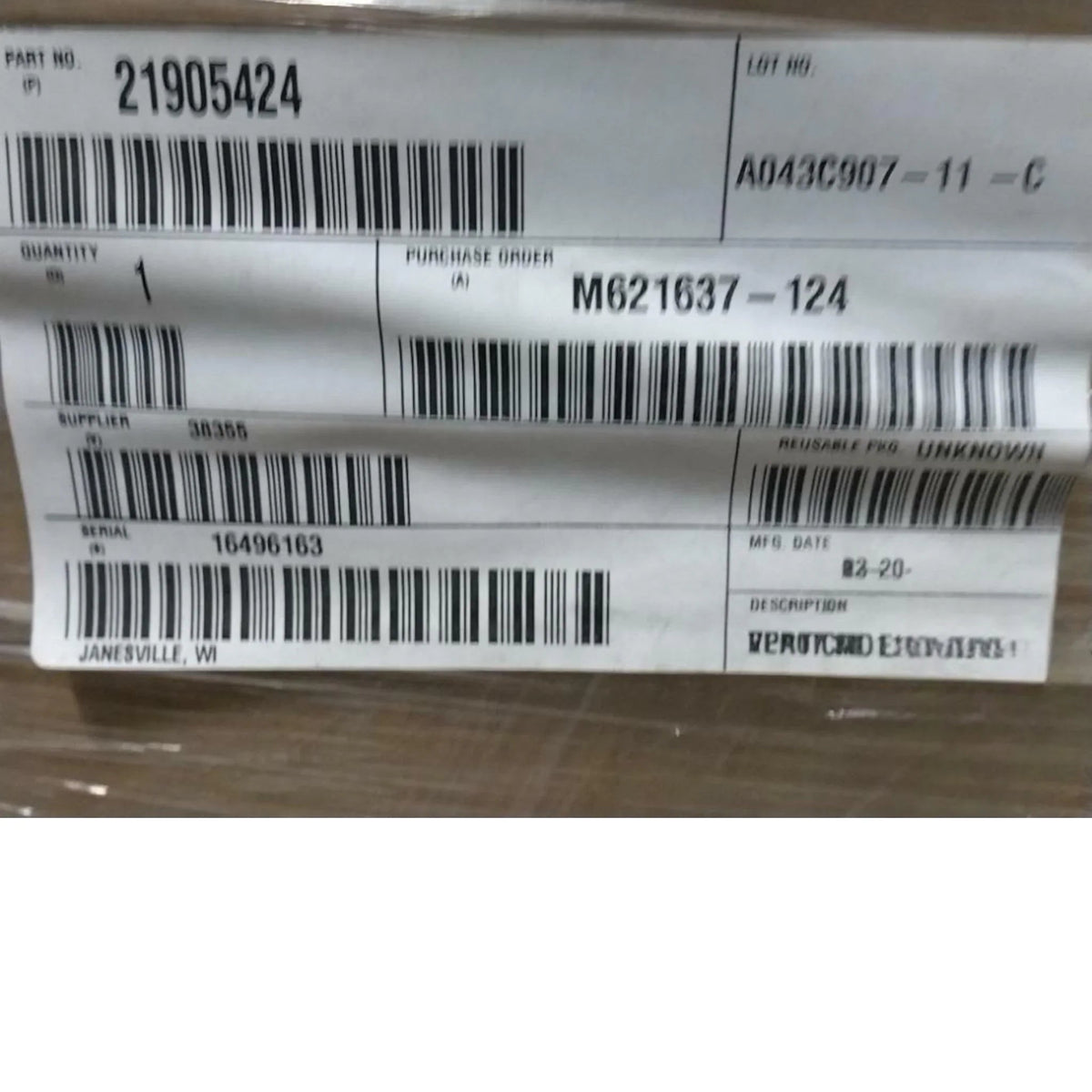 21905424 Genuine Mack Muffler - Truck To Trailer