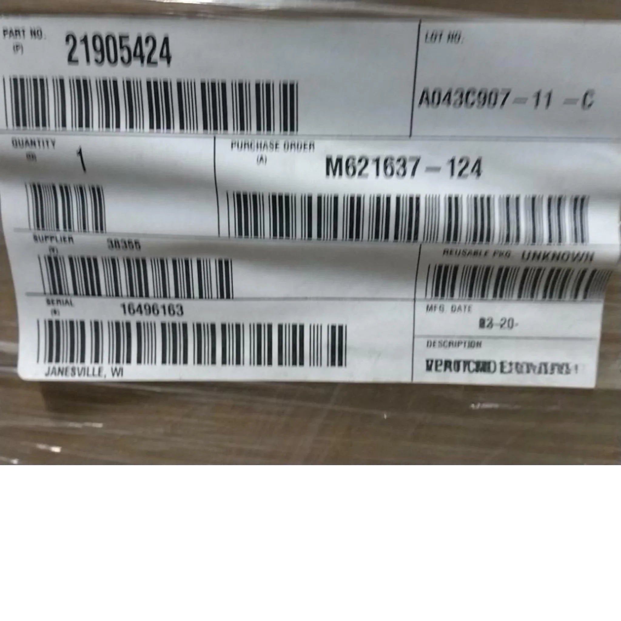 21905424 Genuine Mack Muffler - Truck To Trailer