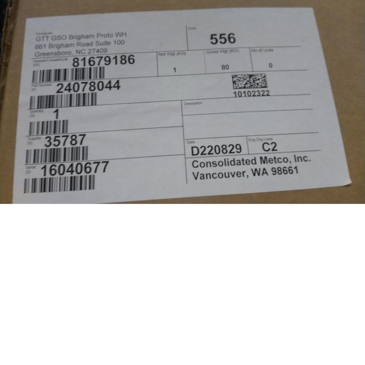 24078044 Genuine Mack Storage Compartment