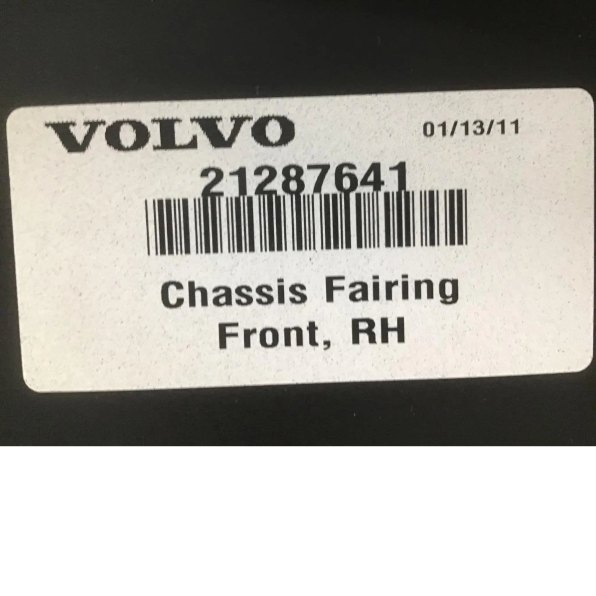 21287641 Genuine Volvo Chassis Fairing - Truck To Trailer