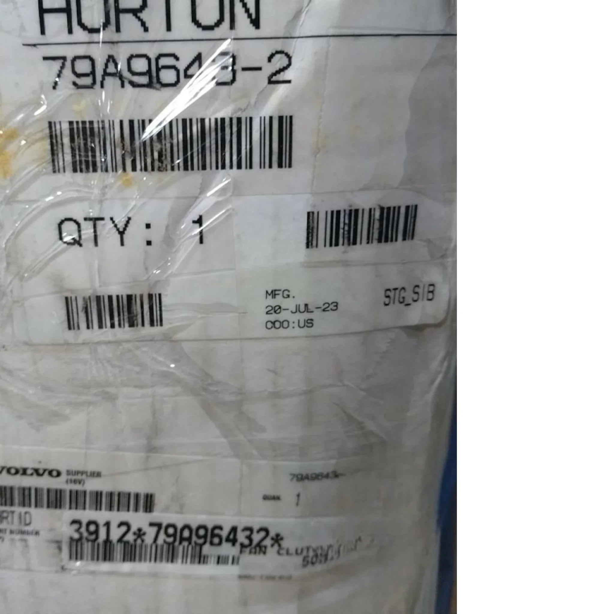 3912-79A96432 Genuine Mack Fan Clutch - Truck To Trailer