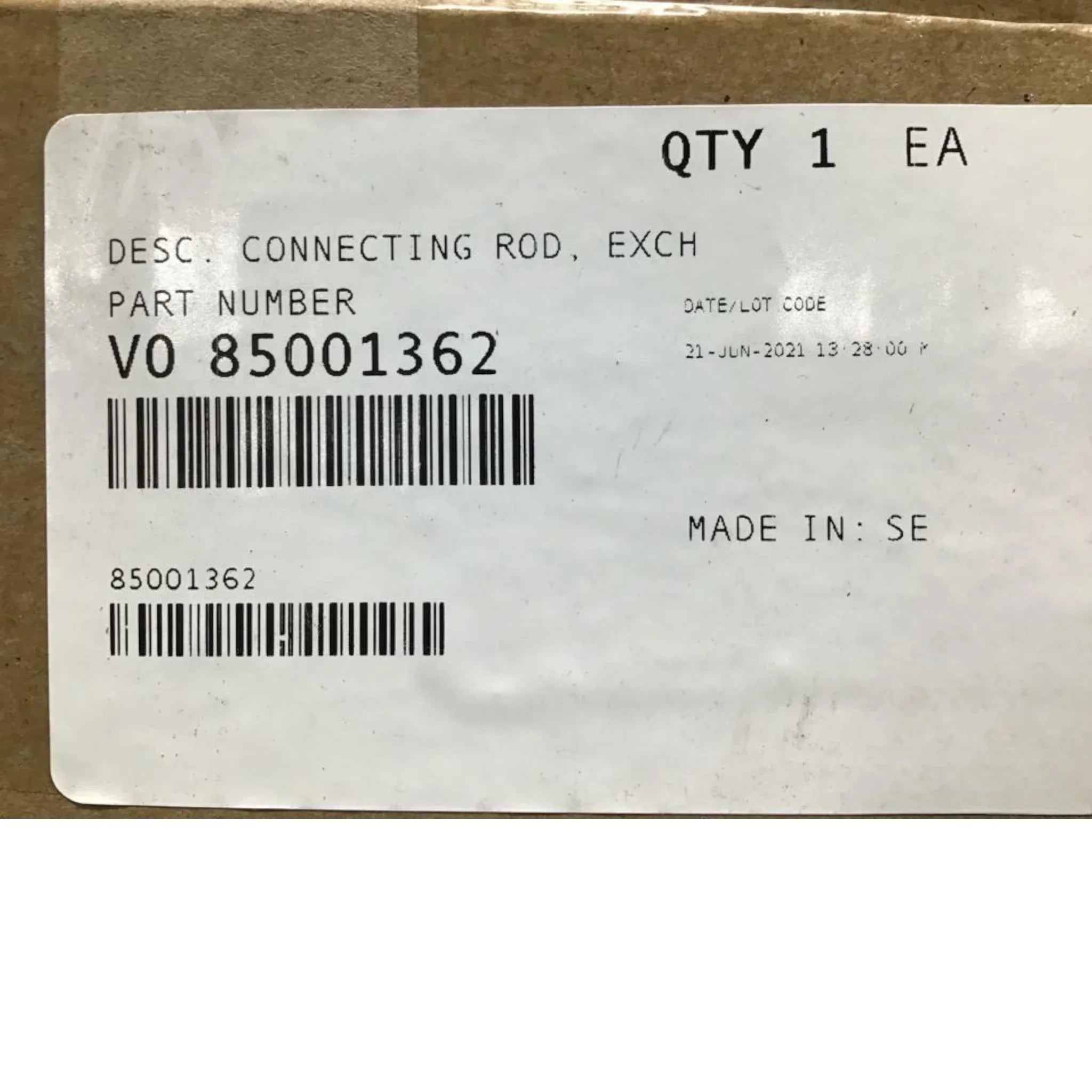 85001362 Genuine Mack Connecting Rod - Truck To Trailer