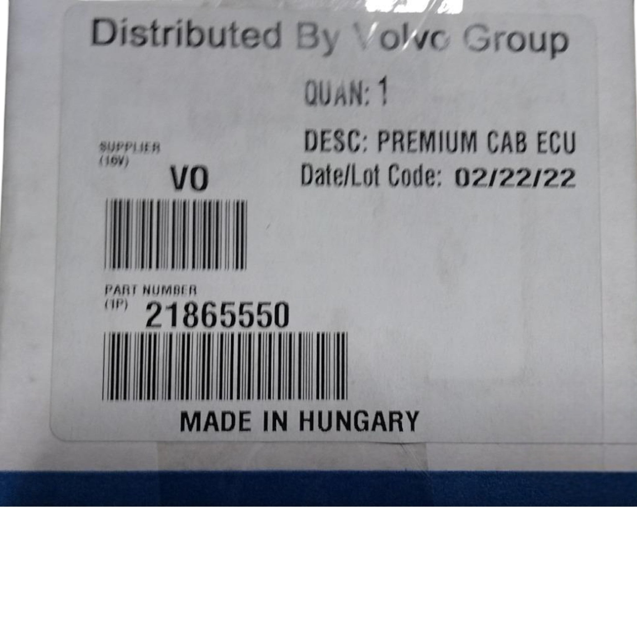 21865550 Genuine Mack Control Unit