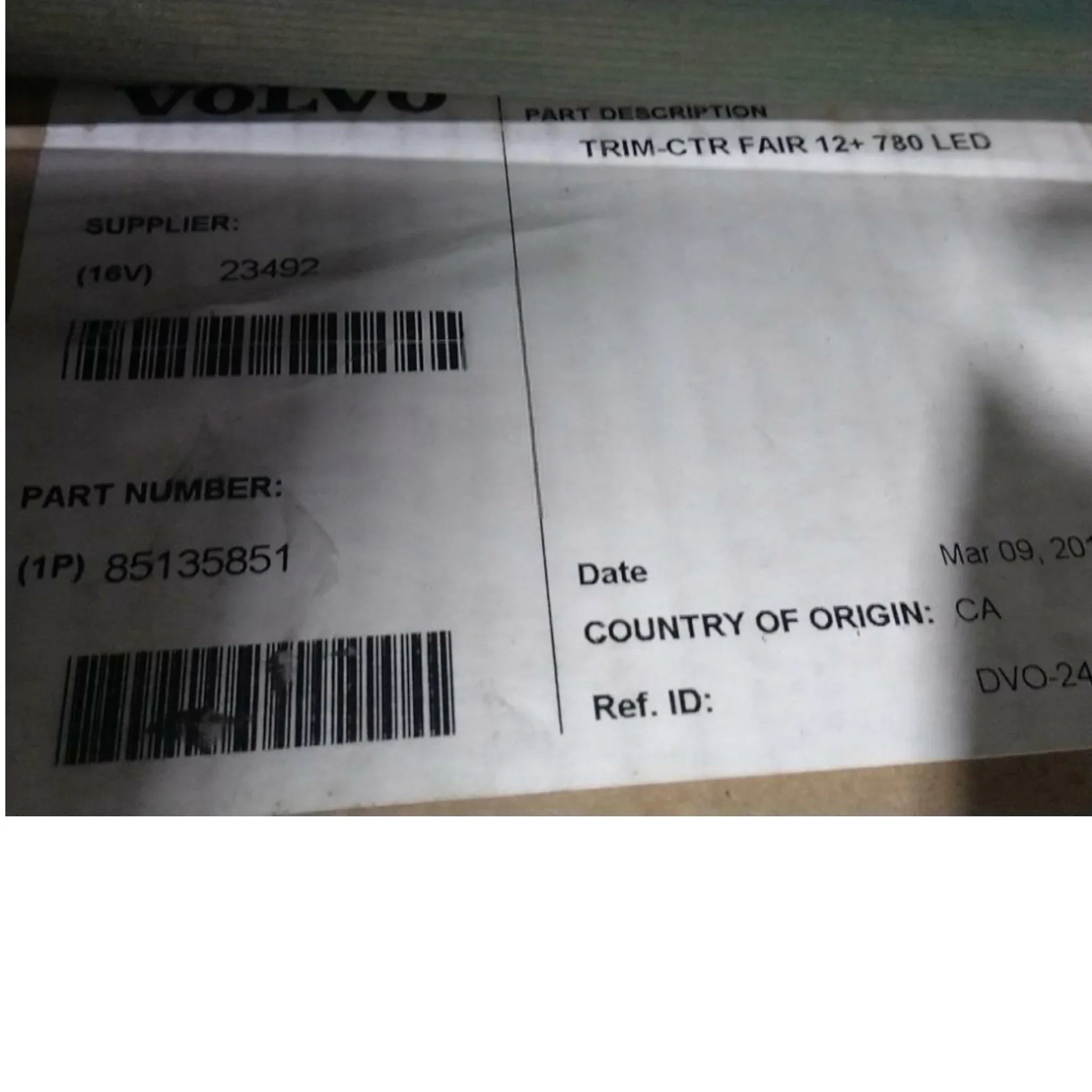 85135851 Genuine Volvo Led Lights Kit - Truck To Trailer