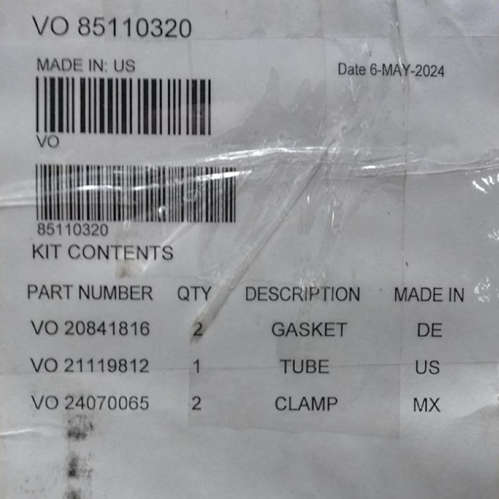 85110320 Genuine Mack Kit
