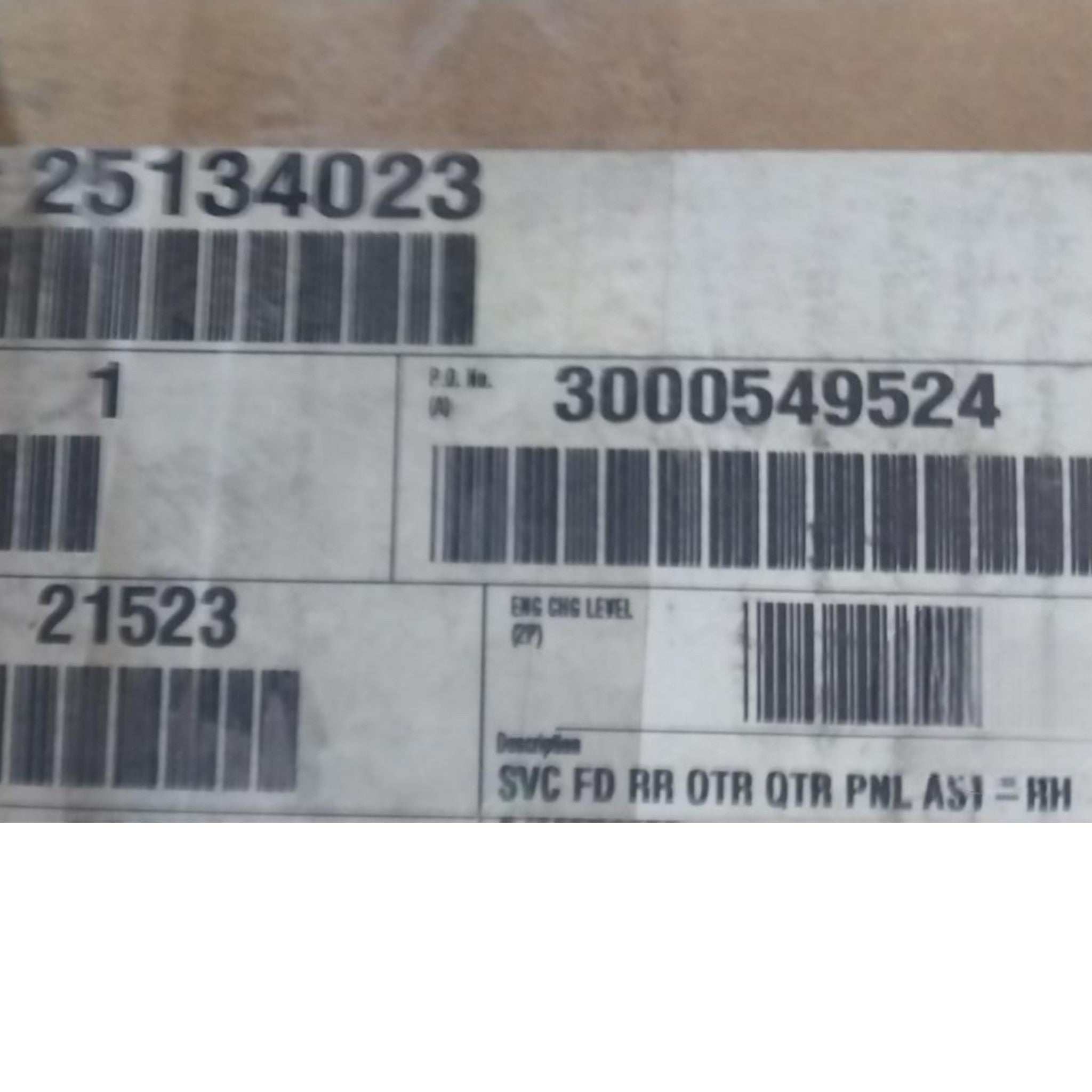 25134023 Genuine Mack Panel