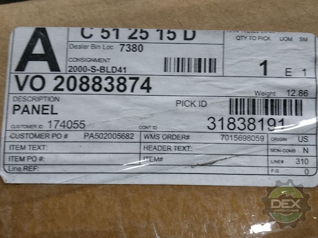 20883874 Genuine Mack Panel