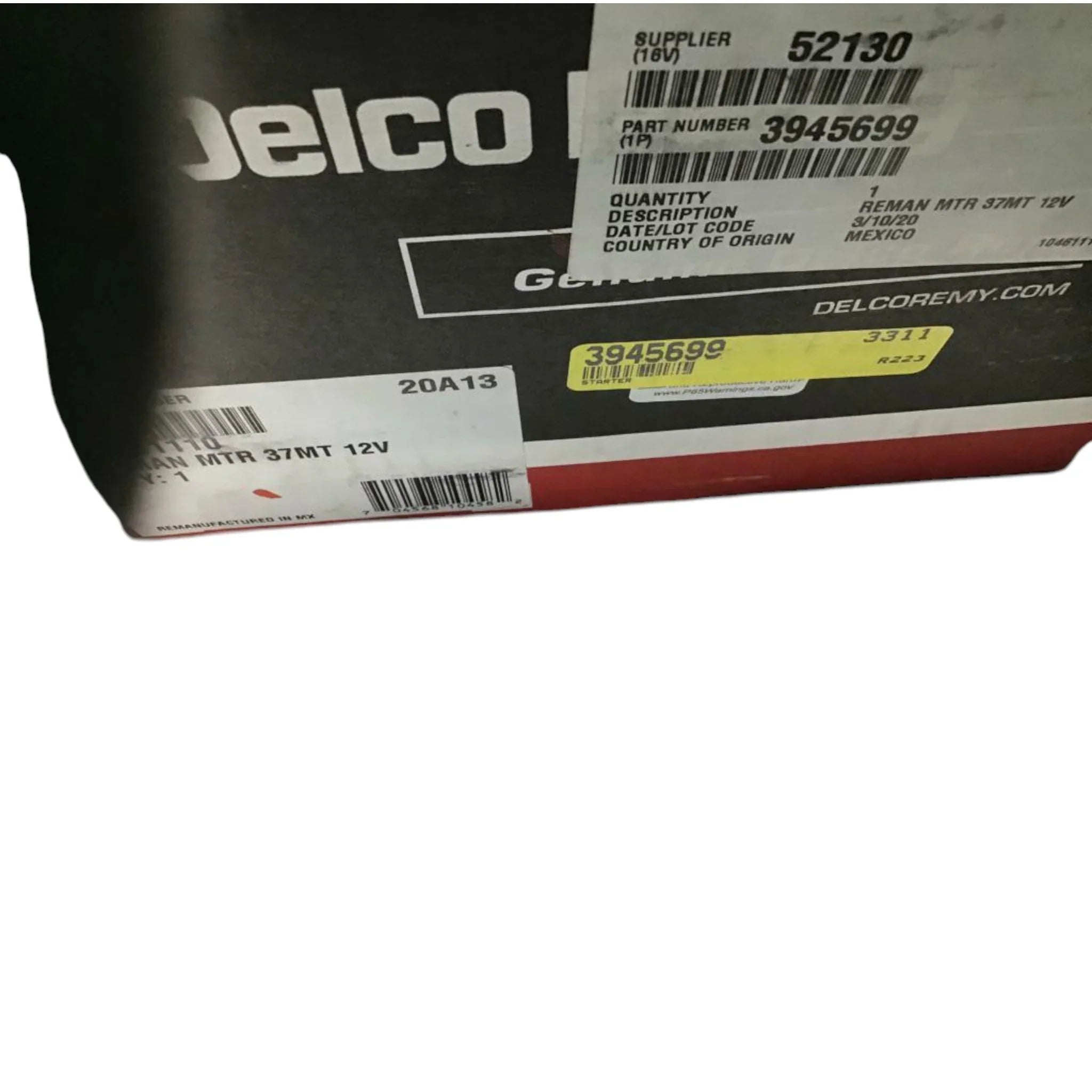 3945699 Genuine Mack Starter - Truck To Trailer