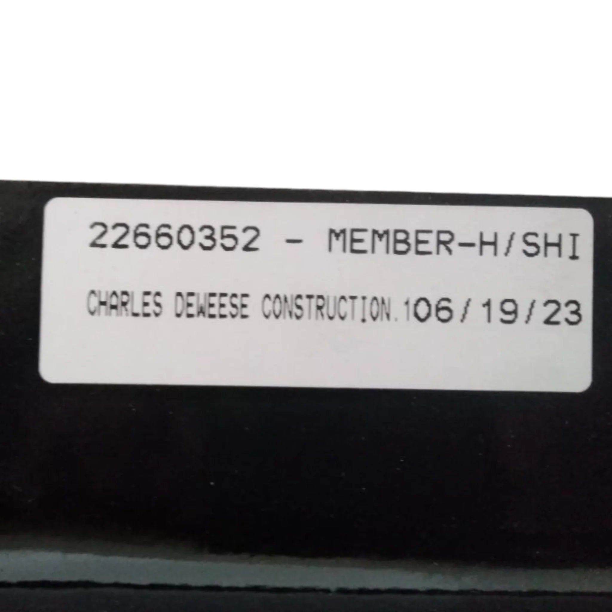 22660352 Genuine Volvo Member - Truck To Trailer