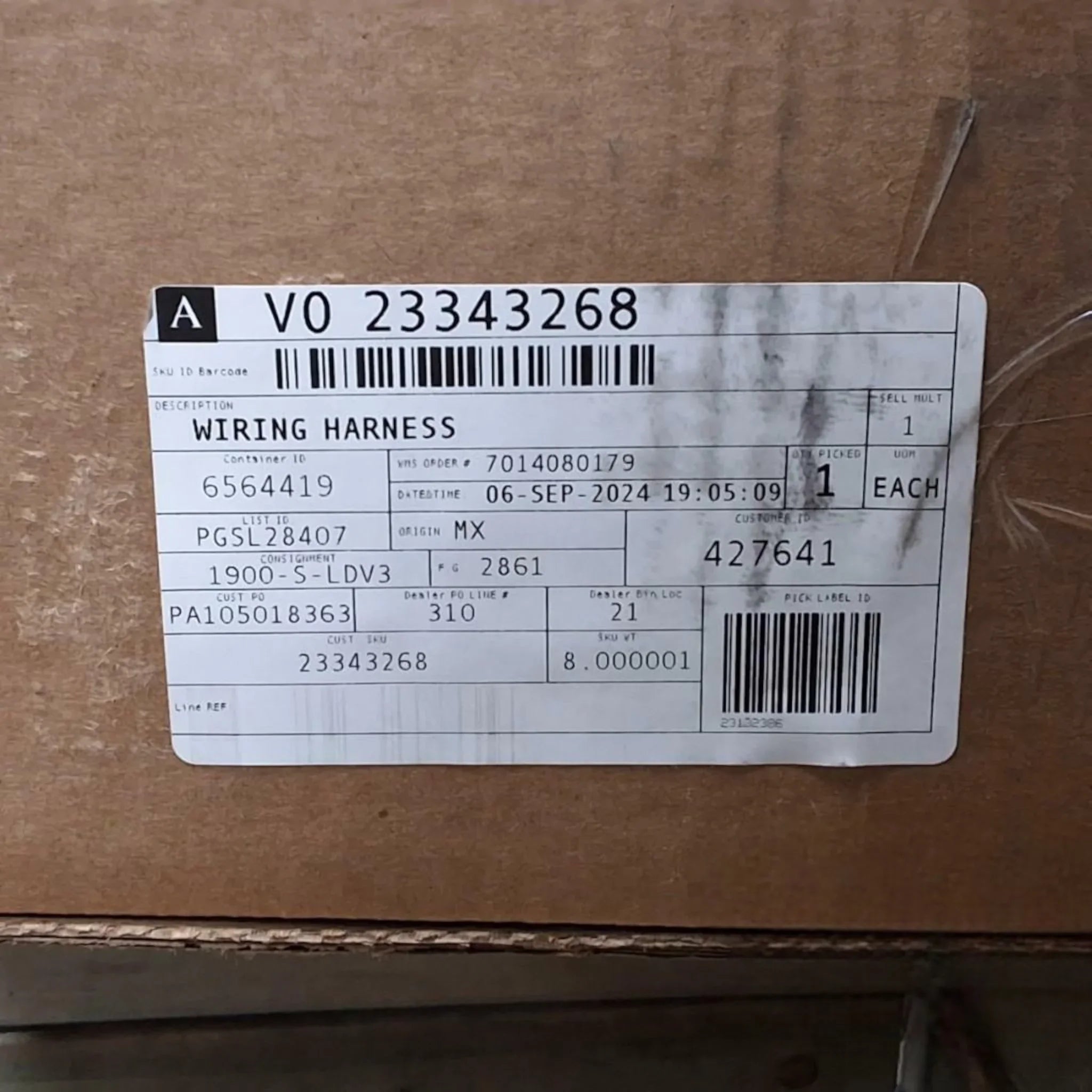 23343268 Genuine Mack Wiring Harness - Truck To Trailer
