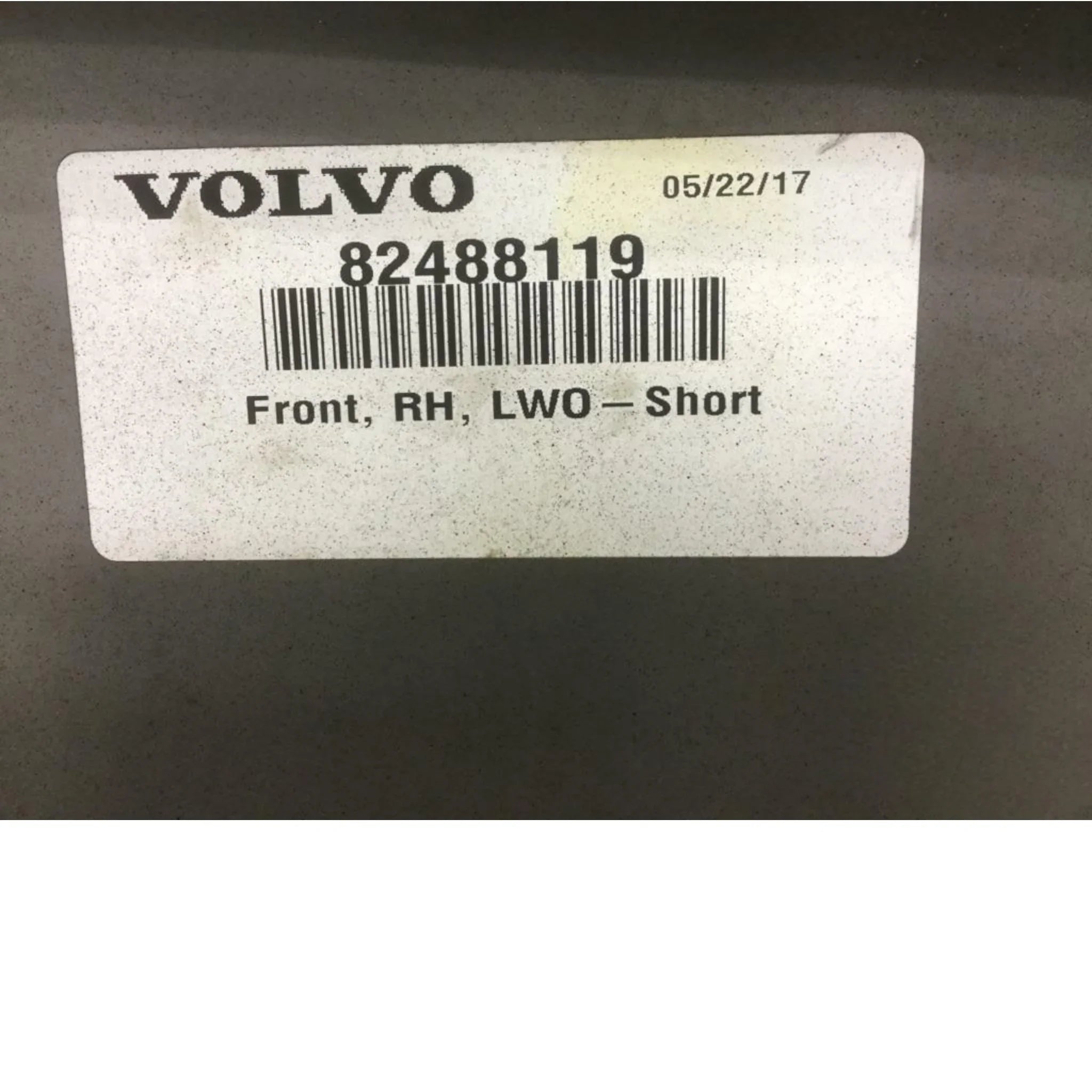 82488119 Genuine Volvo Chassis Fairing - Truck To Trailer