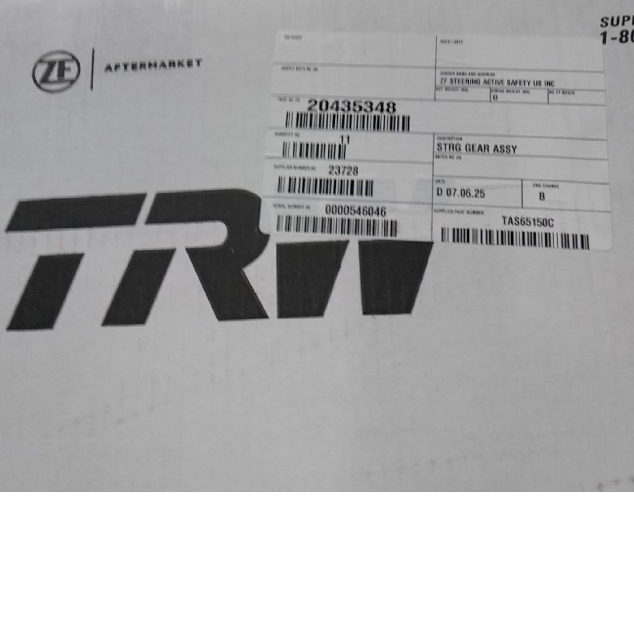 20435348 Genuine Mack Steering Gear