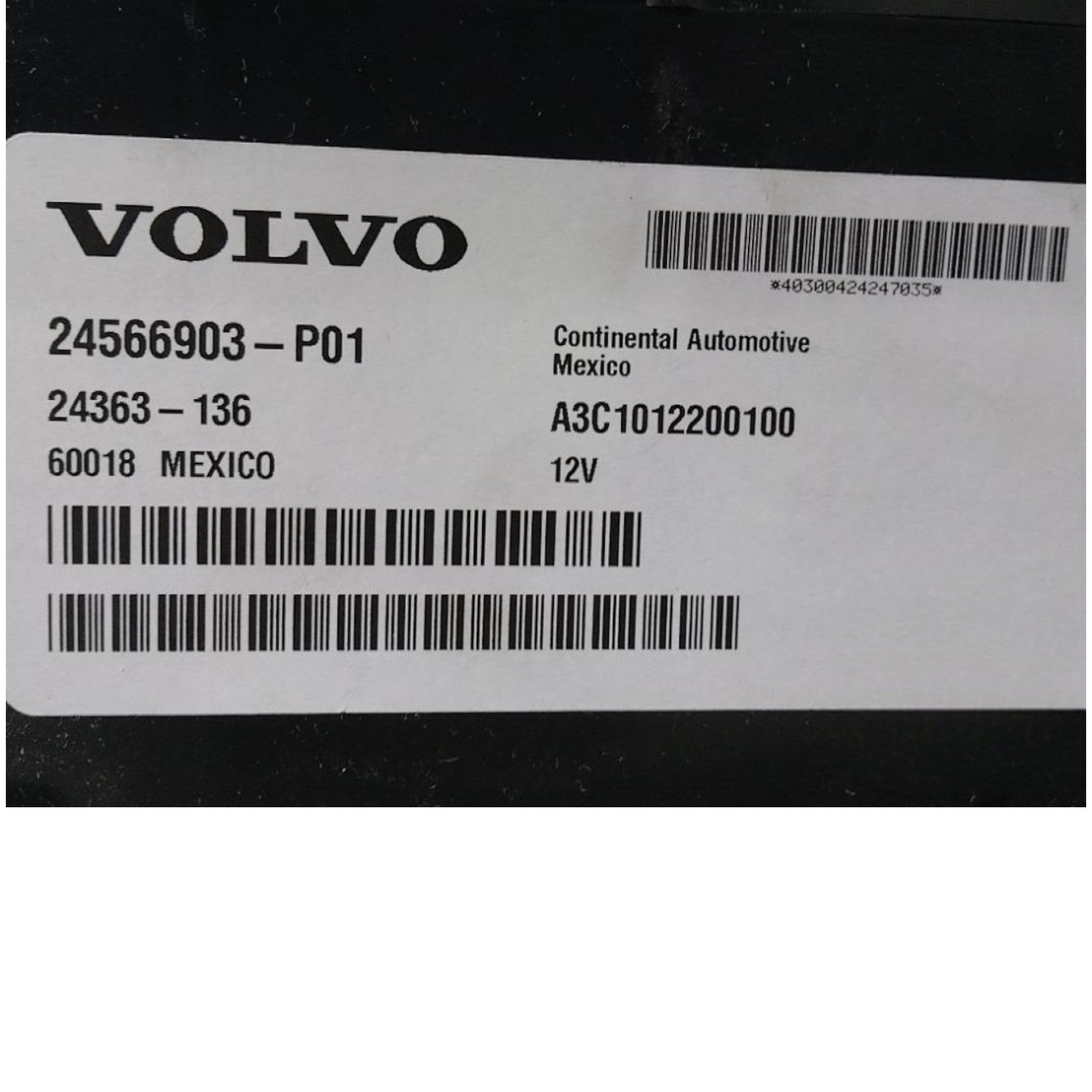 24566903 Genuine Mack Instrument Cluster