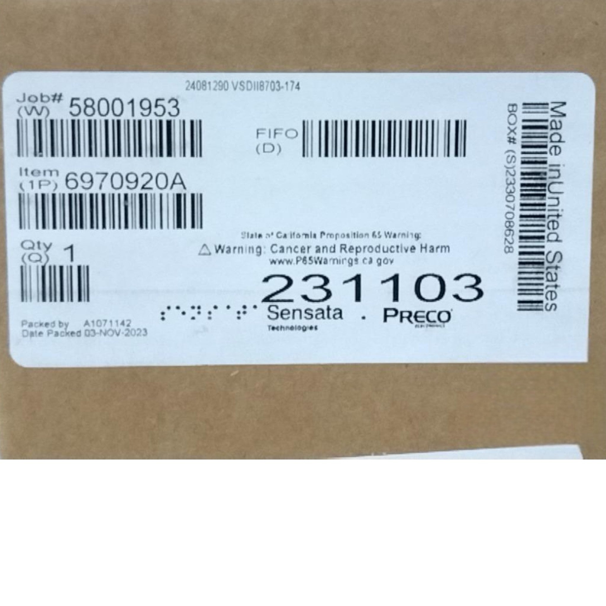 24081290 Genuine Mack Radar Sensor