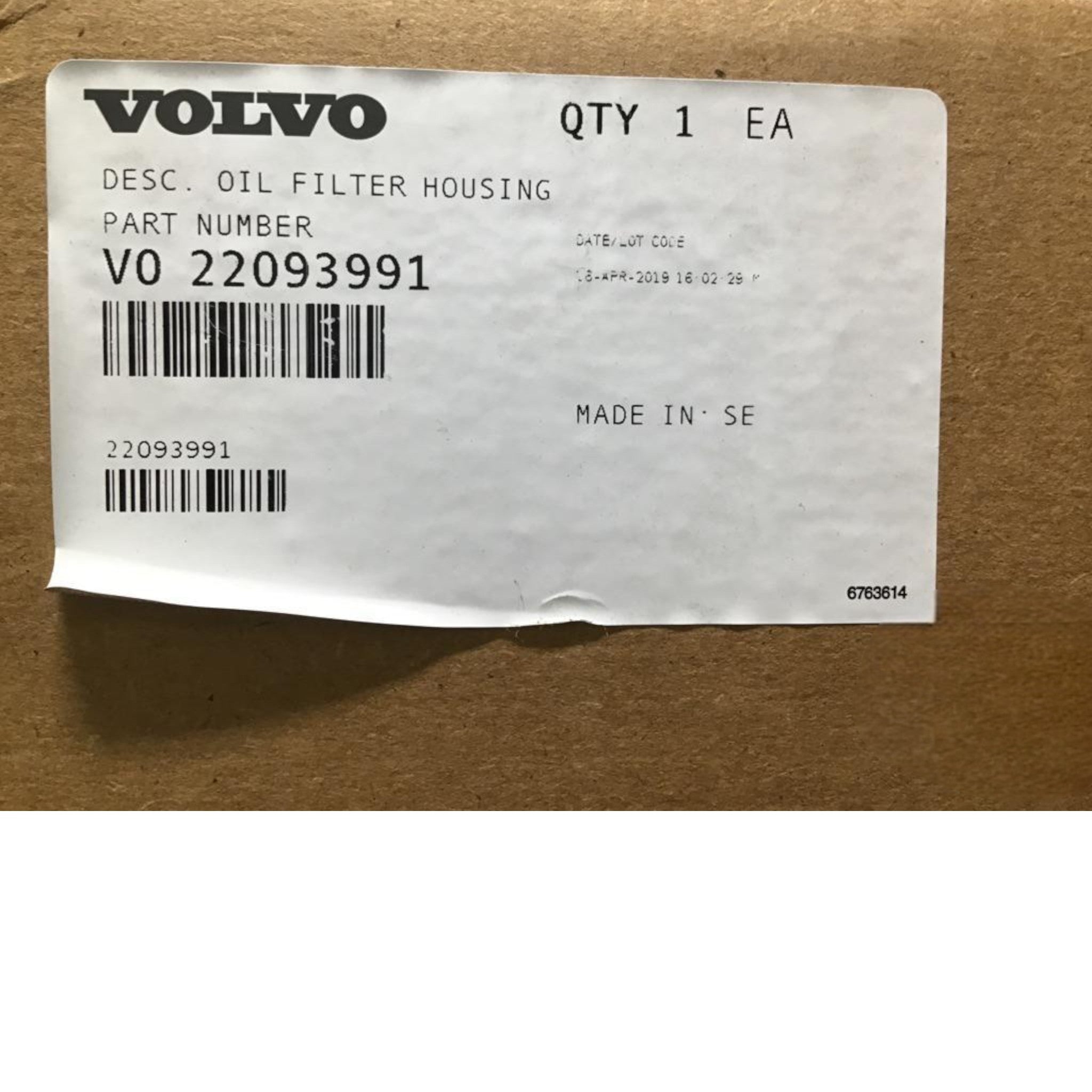 20727257 Genuine Mack Oil Filter Housing