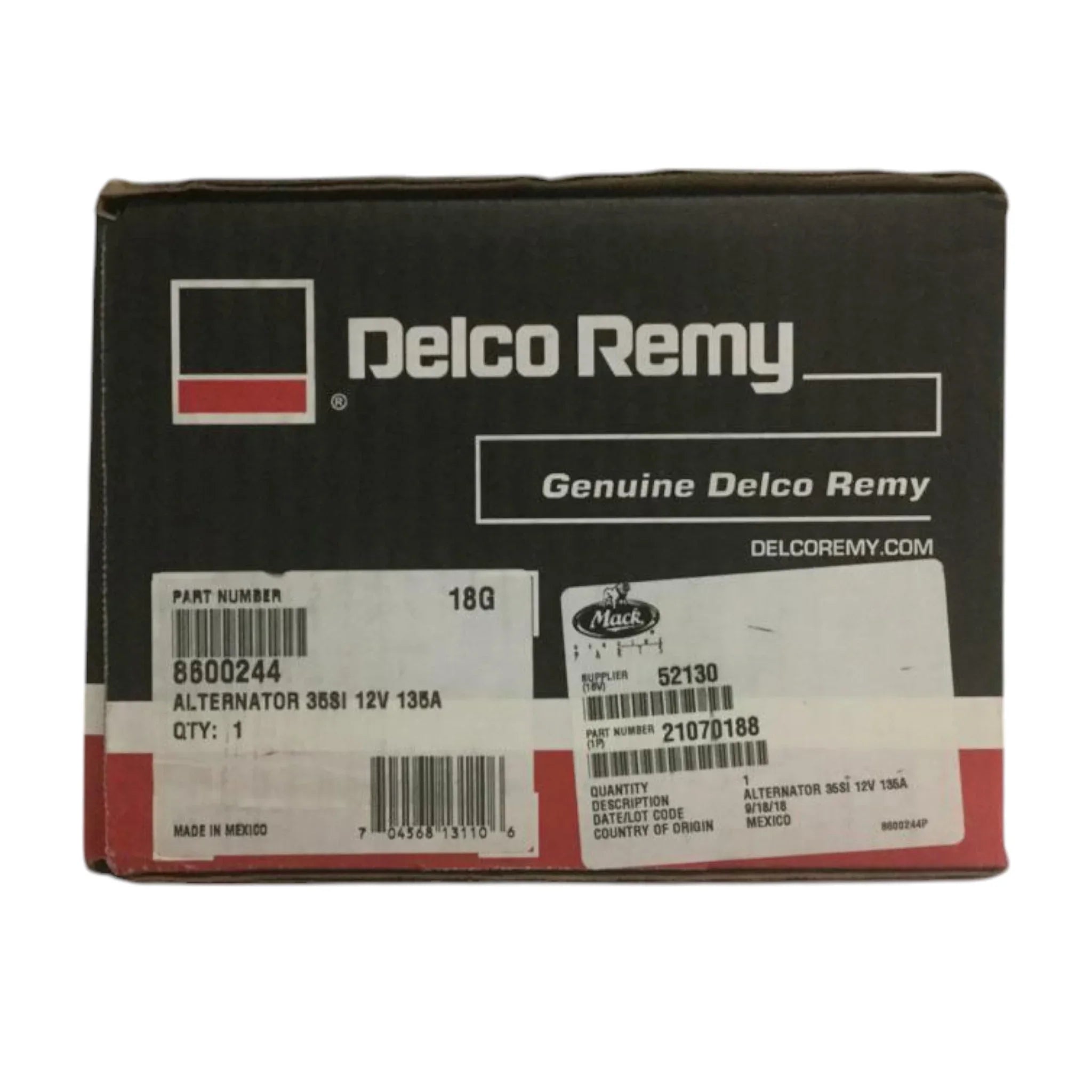 21070188 Genuine Mack Alternator - Truck To Trailer