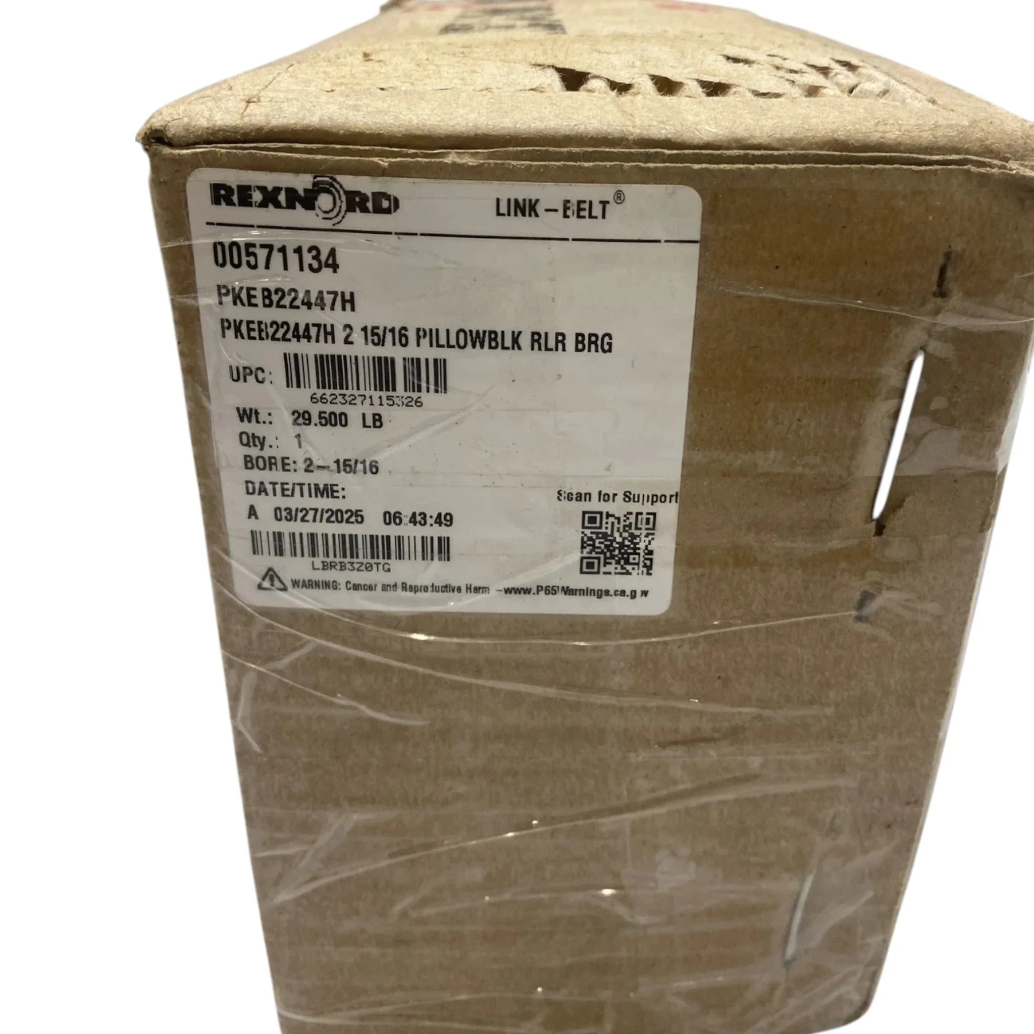 PKEB22447H Genuine Rexnord Roller Bearing